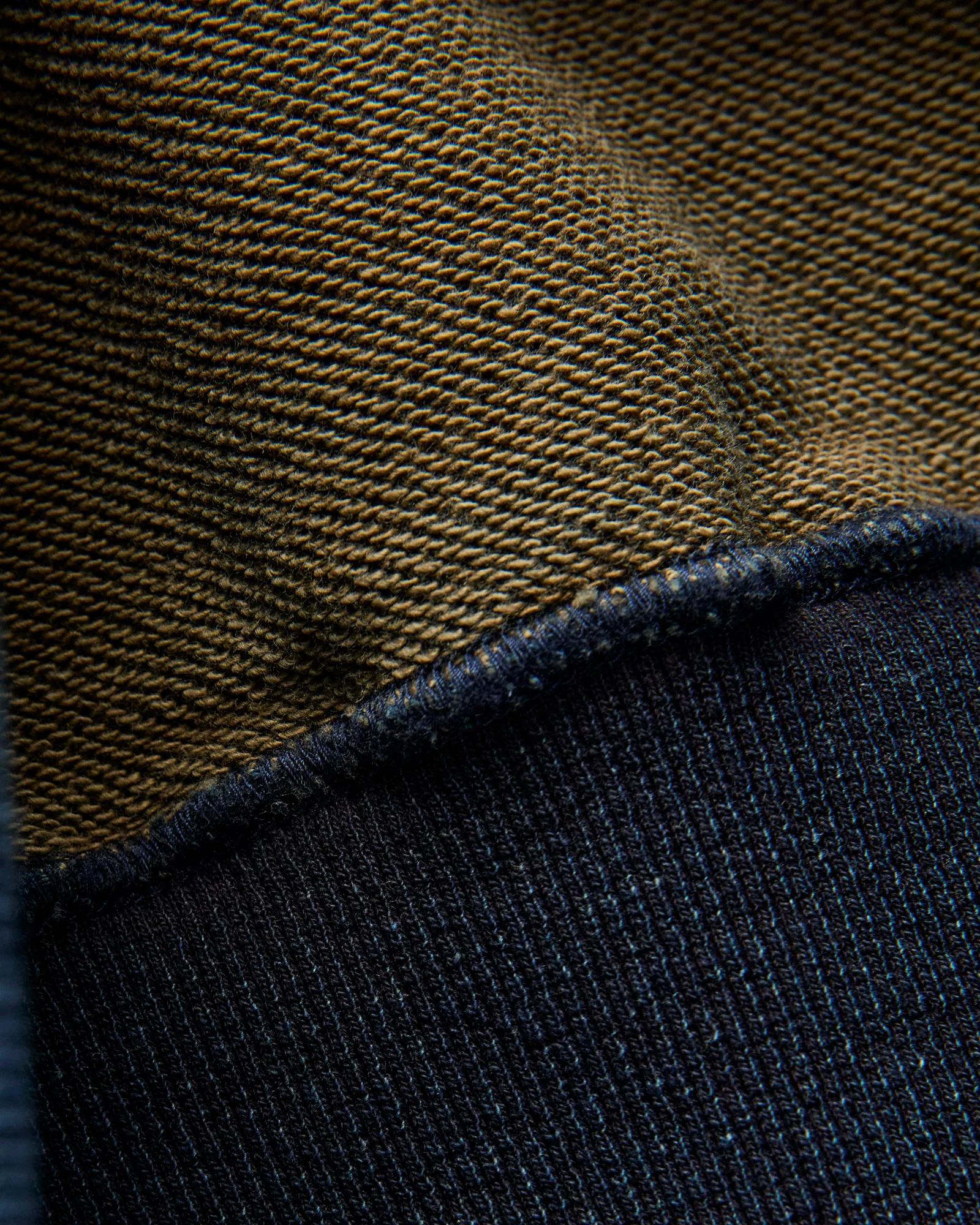 "Natural Dye" Crewneck Sweatshirt in Kakishibu Indigo - Image 6