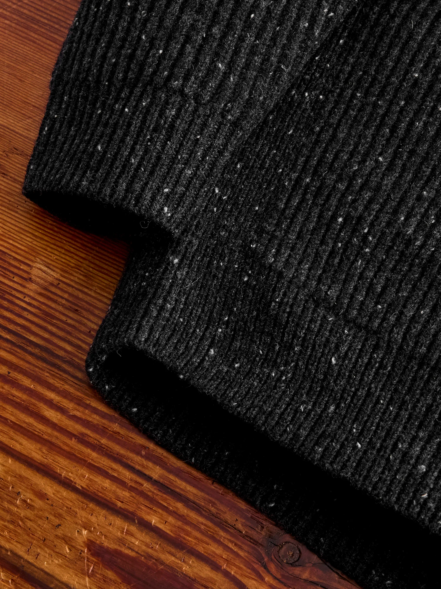 Nep Merino Kenny Crewneck in Black - Image 5