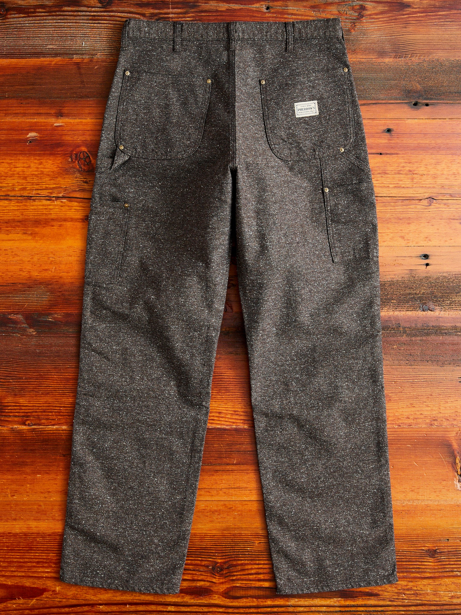 Nep Twill Carpenter Pants in Brown - Image 13