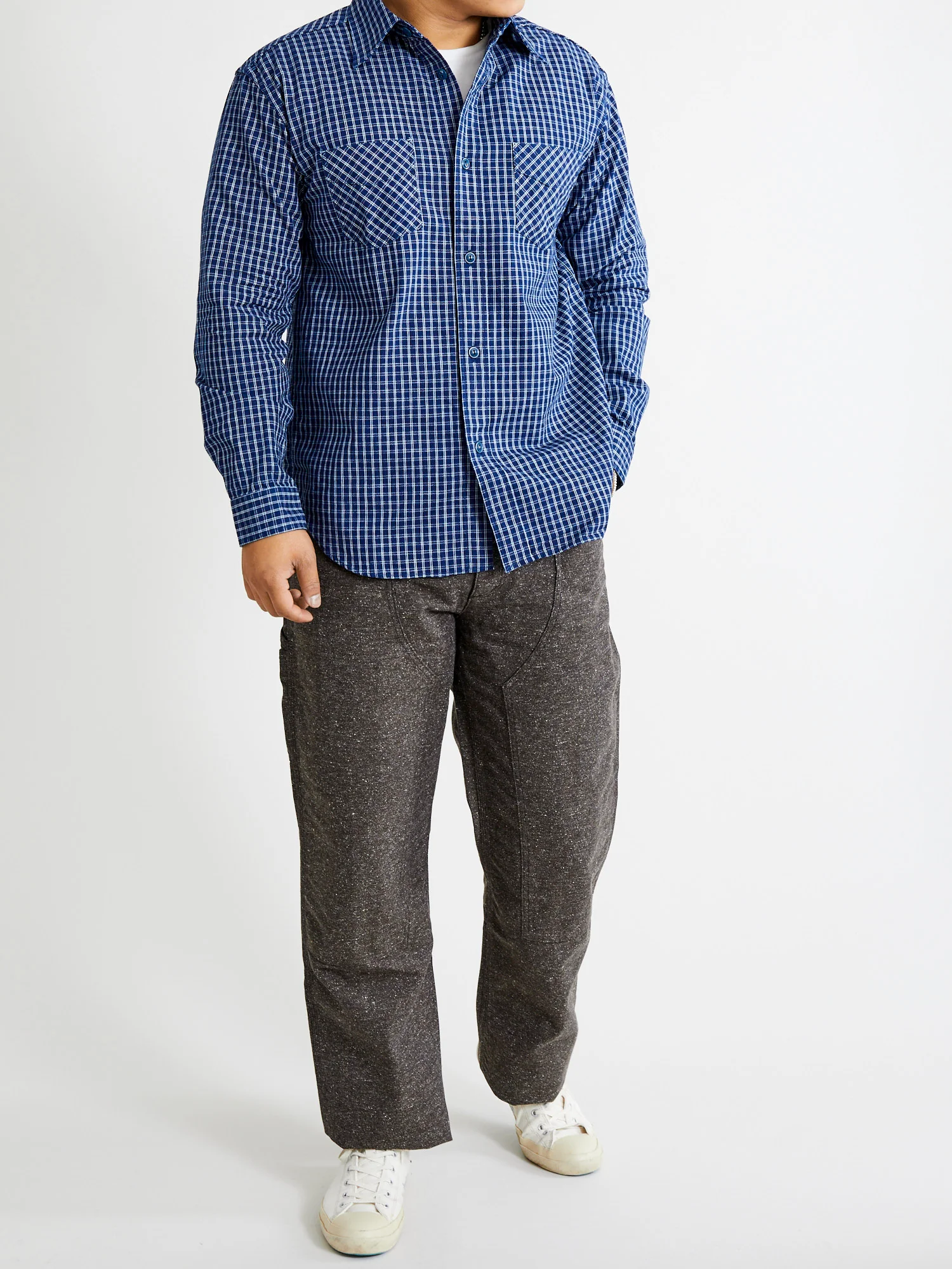 Nep Twill Carpenter Pants in Brown - Image 14