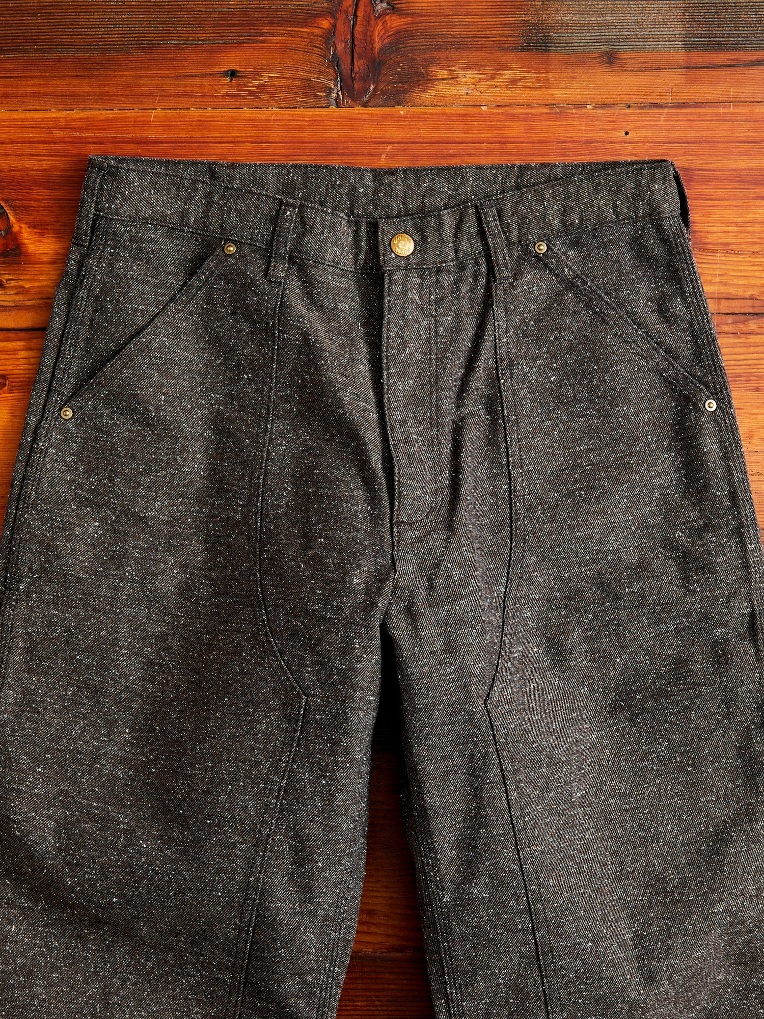 Nep Twill Carpenter Pants in Brown - Image 3