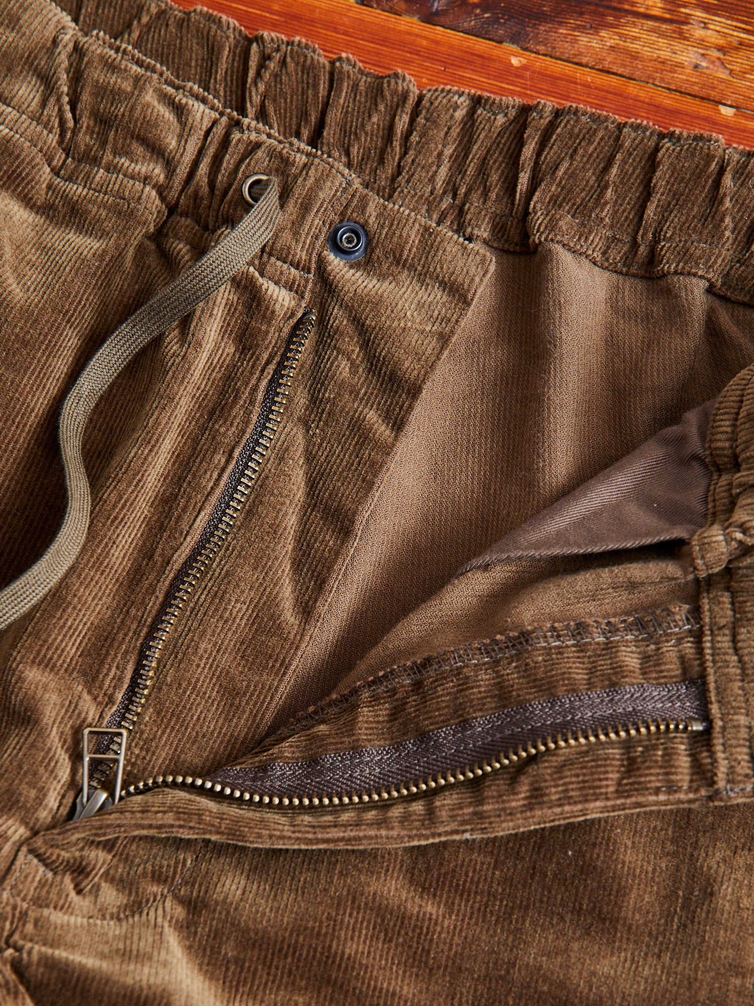 New Yorker Stretch Corduroy Pants in Brown - Image 7