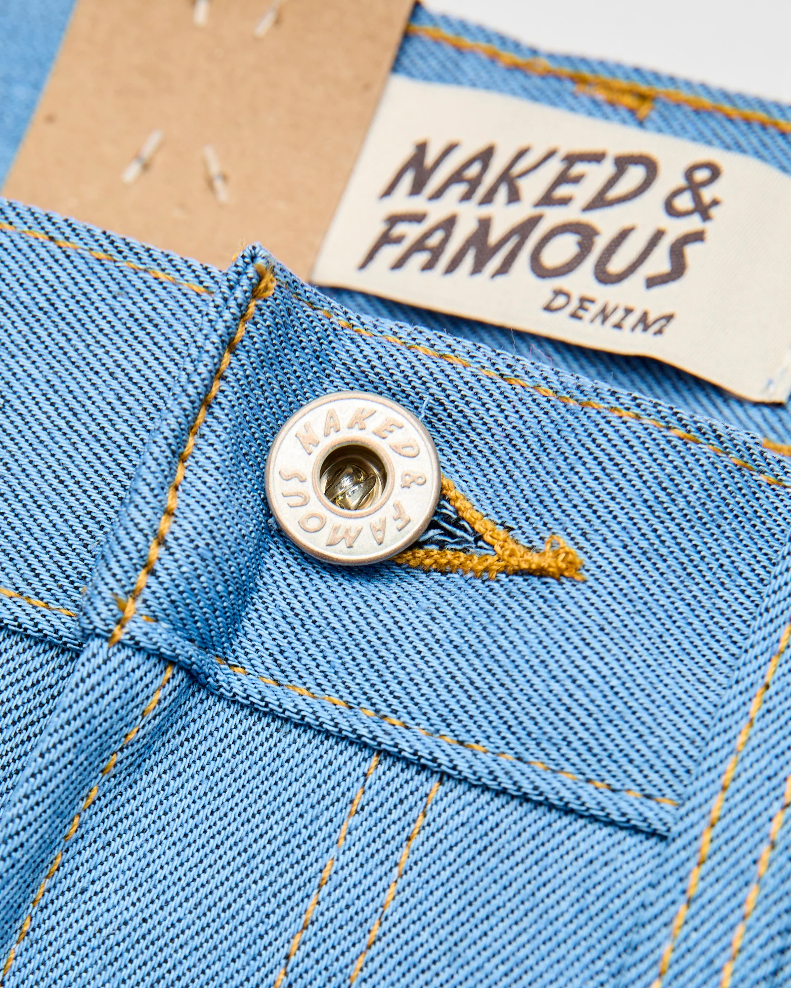 "Night Sky" 11oz Pale Indigo Selvedge Denim - Easy Guy Fit - Image 9