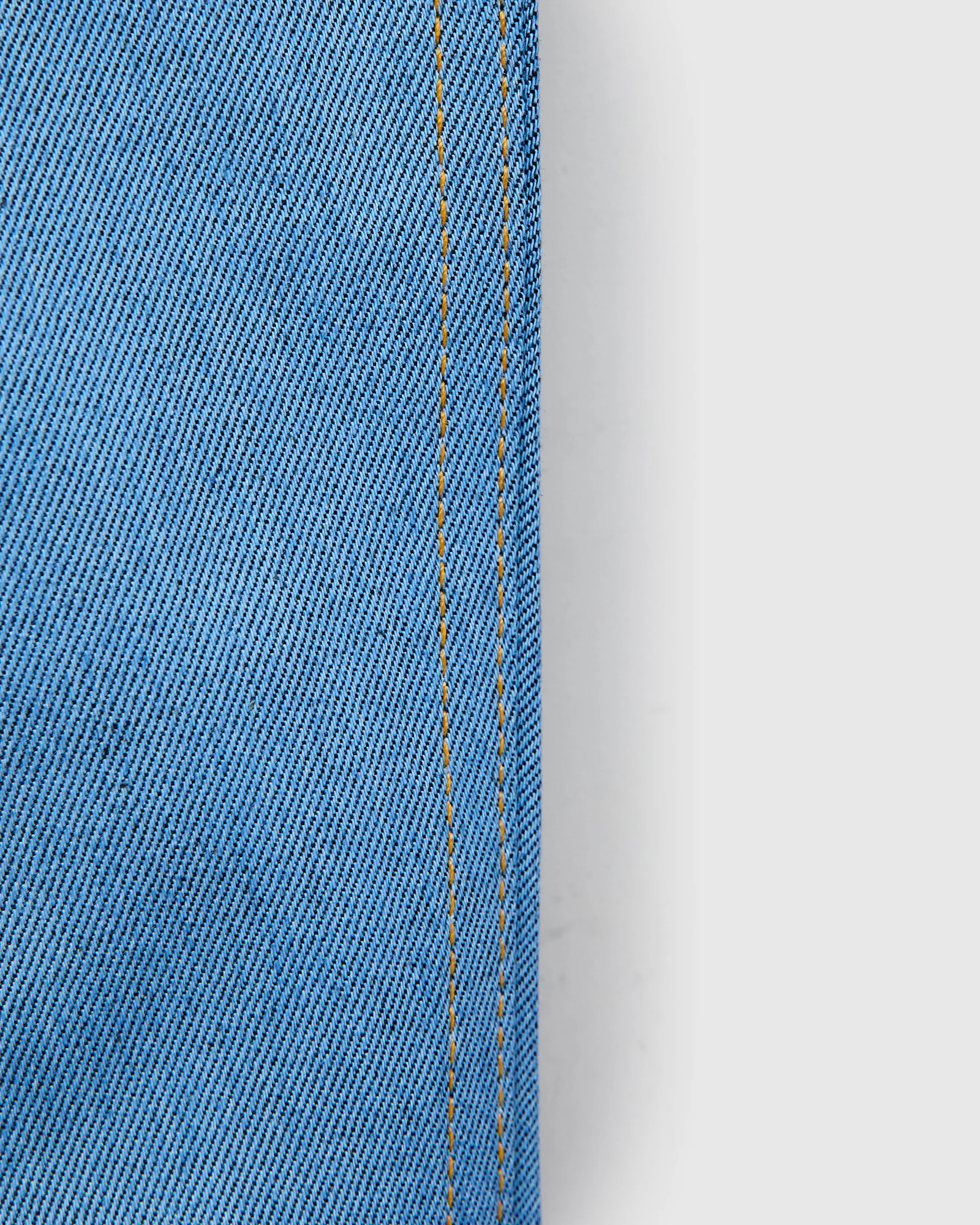 "Night Sky" 11oz Pale Indigo Selvedge Denim - Weird Guy Fit - Image 11