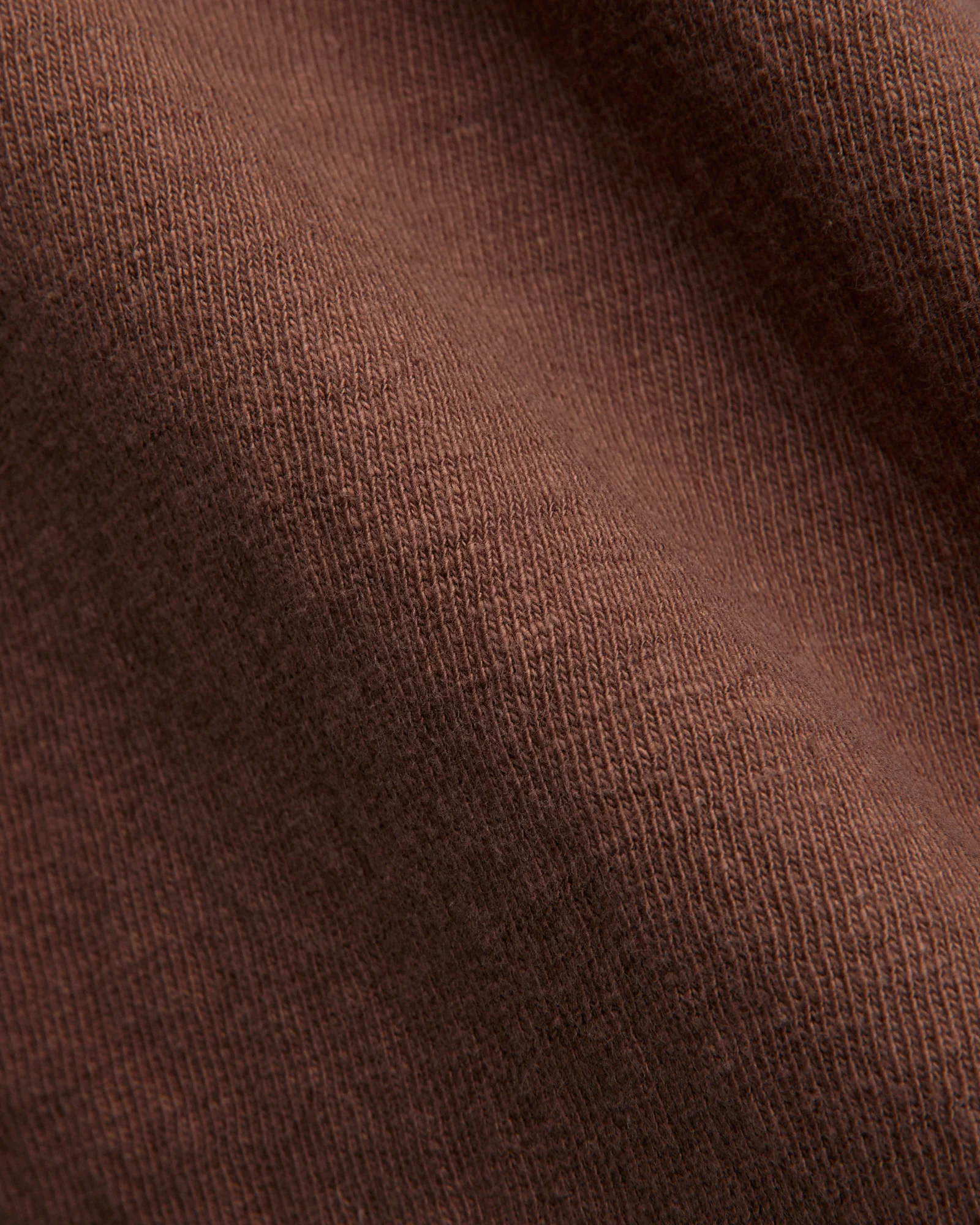 No. 8 Slub Nep Short Sleeve T-Shirt in Coffee - Image 6