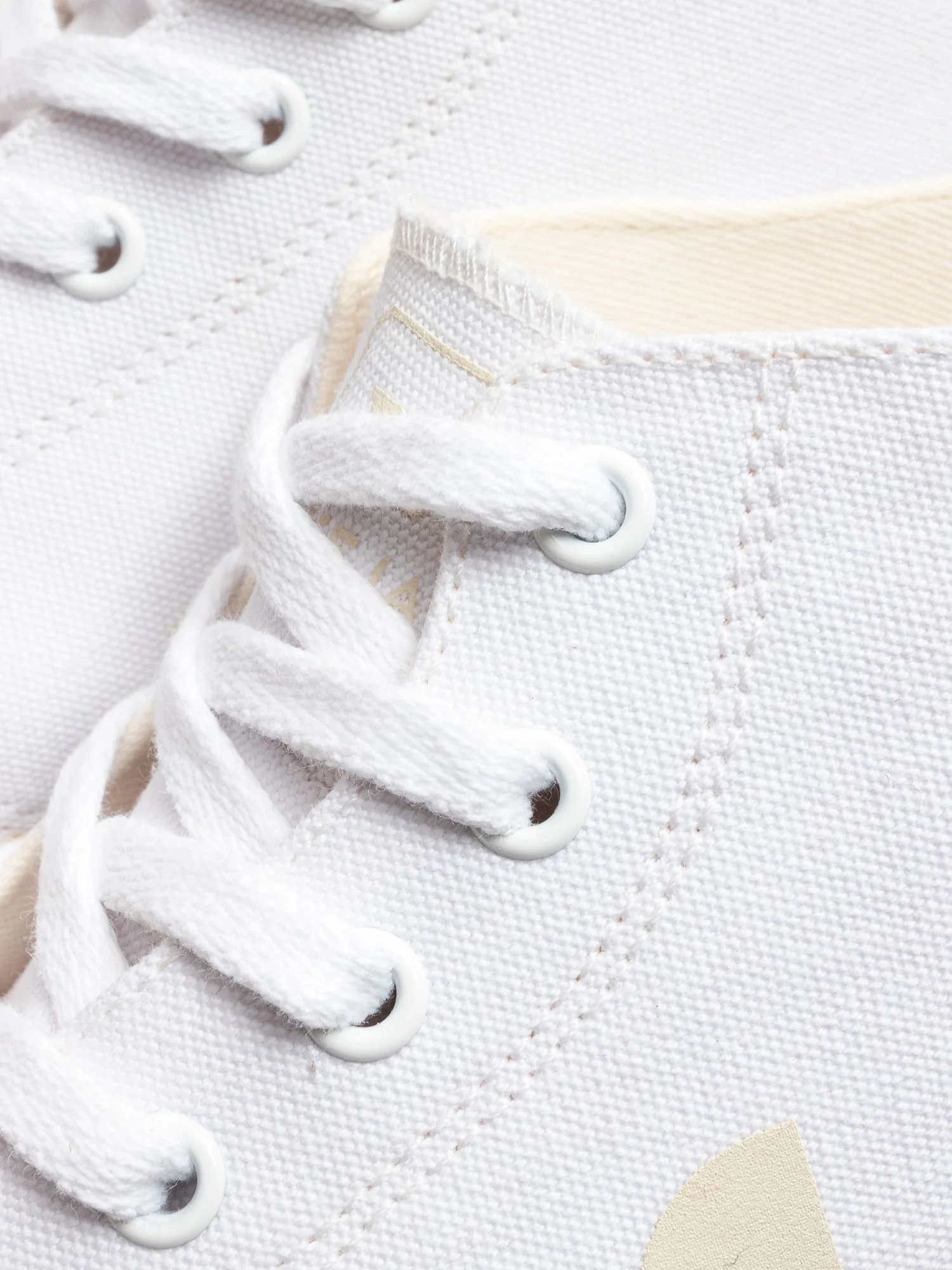 Nova HT Canvas Sneaker in White Butter-Sole - Image 4