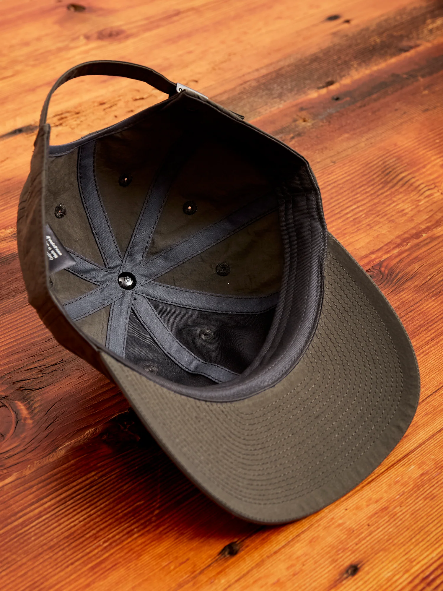Nylon Cap in Black - Image 8