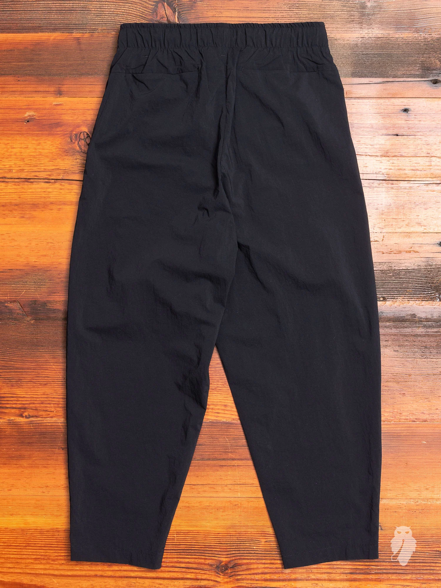 Nylon Sarouel Pants in Black - Image 9