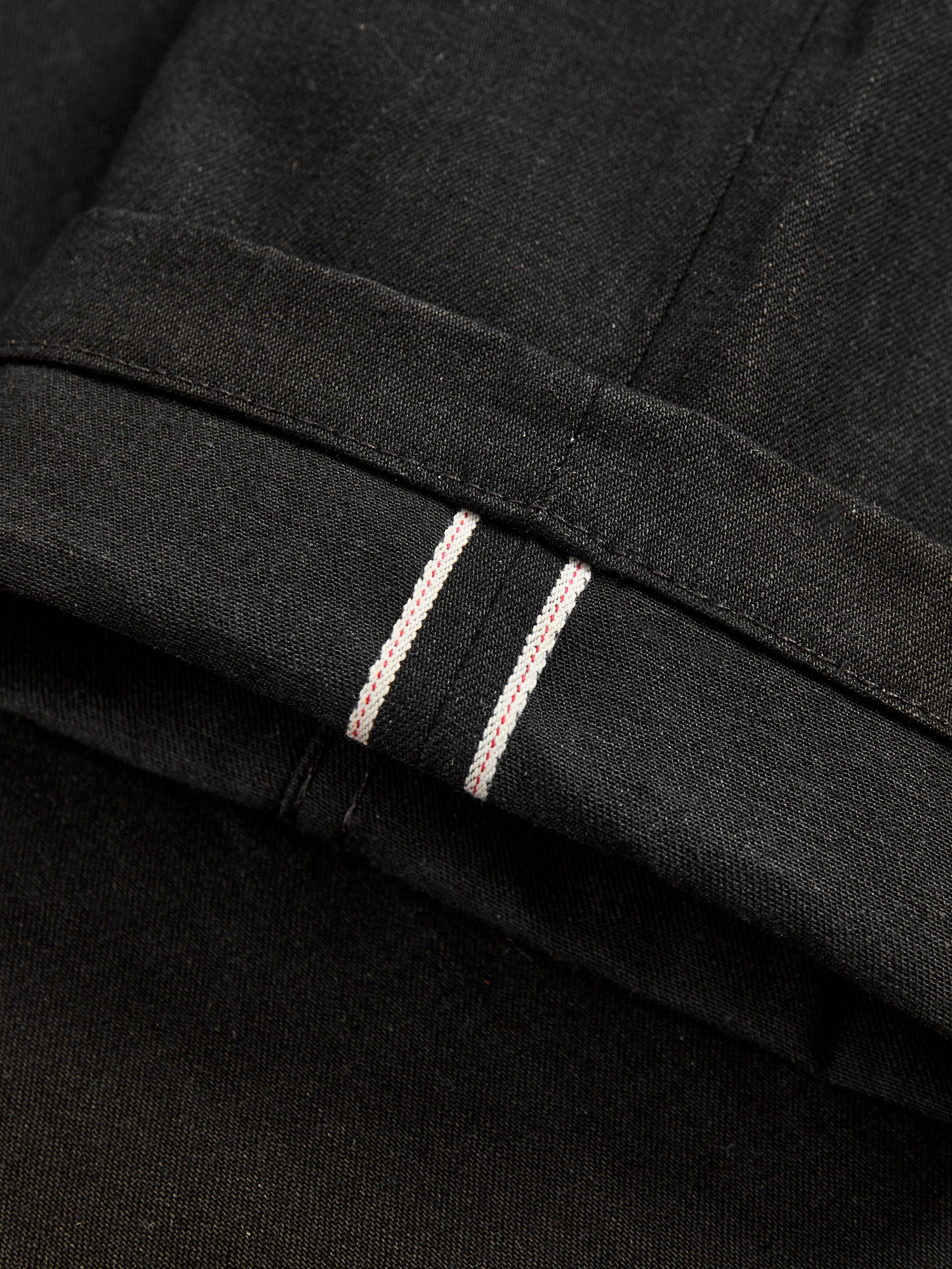 "Officer High Trouser" in 11oz Black Selvedge Denim - Image 11