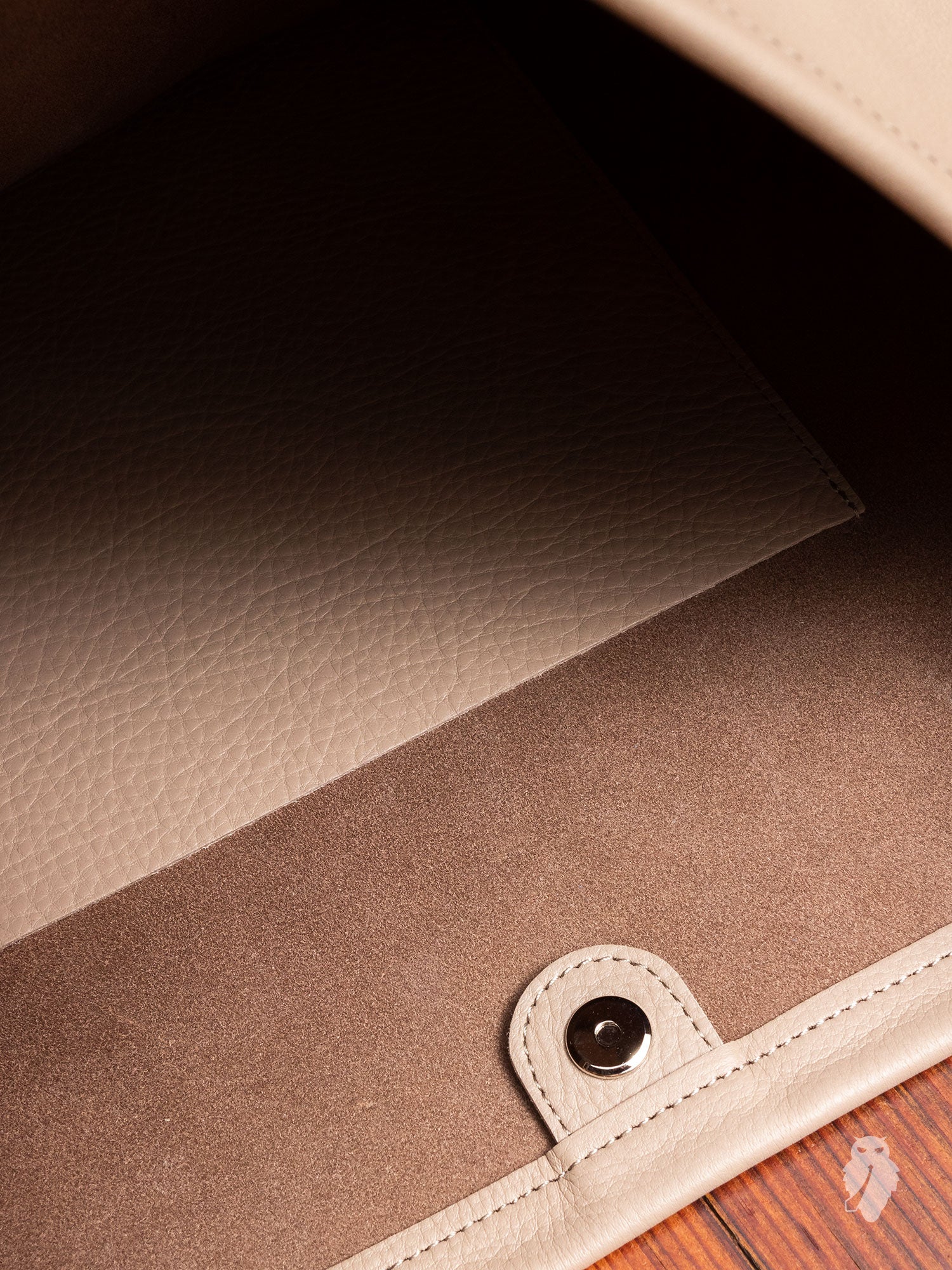 One Side Belt Bag in Beige - Image 6
