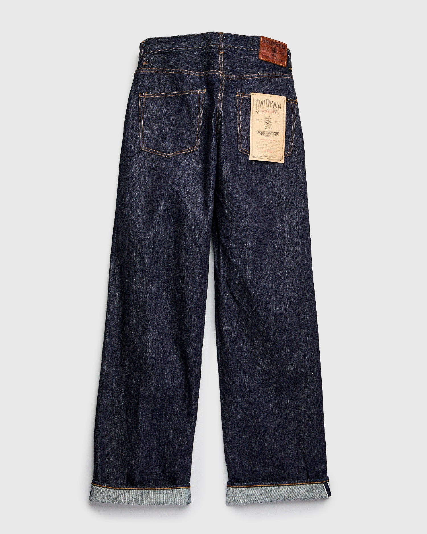 ONI-222 "Low Tension" 15oz Selvedge Denim - Super Wide Straight Fit - Image 3