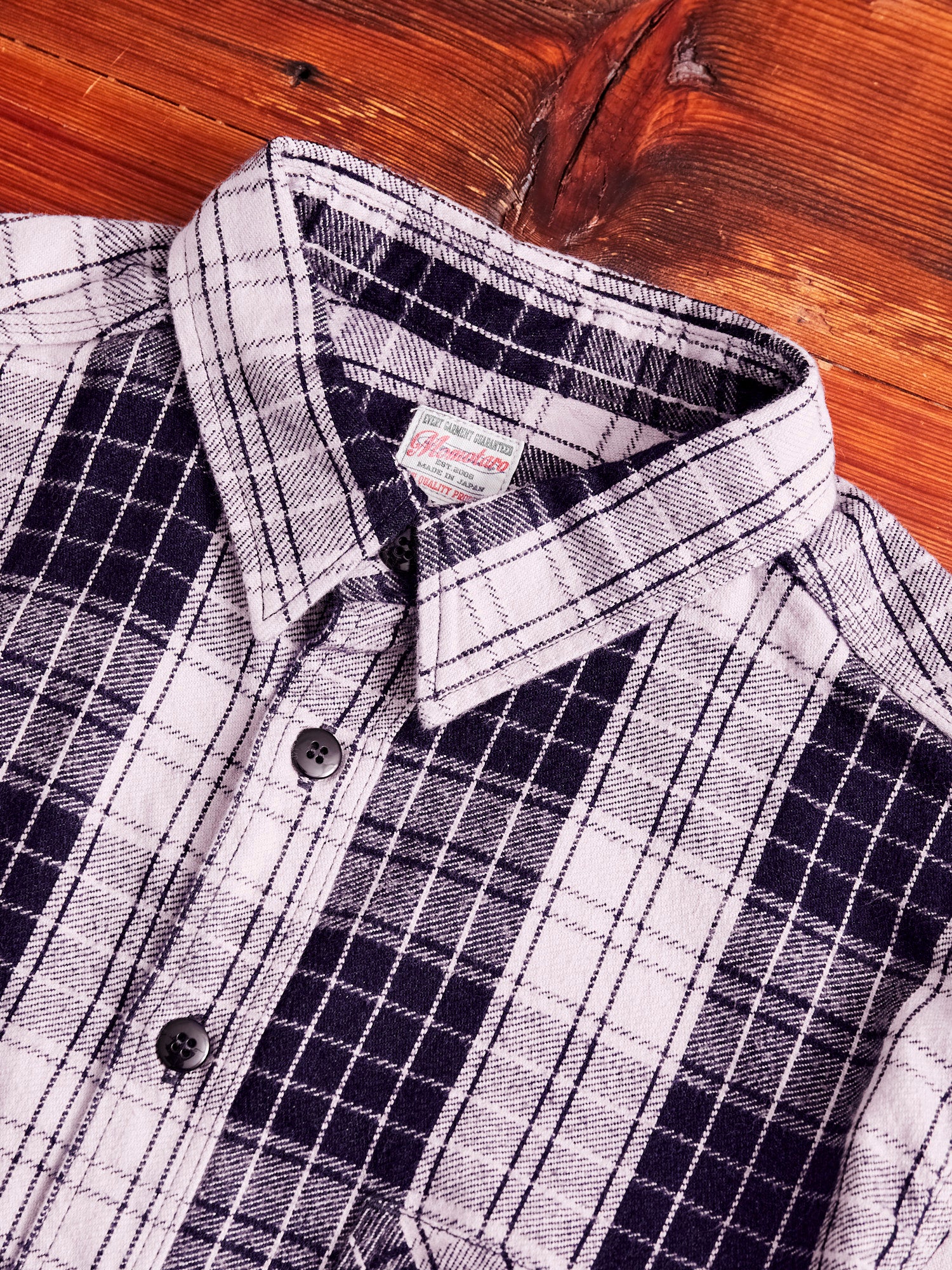 Original Twill Check Flannel Shirt in Pink - Image 3