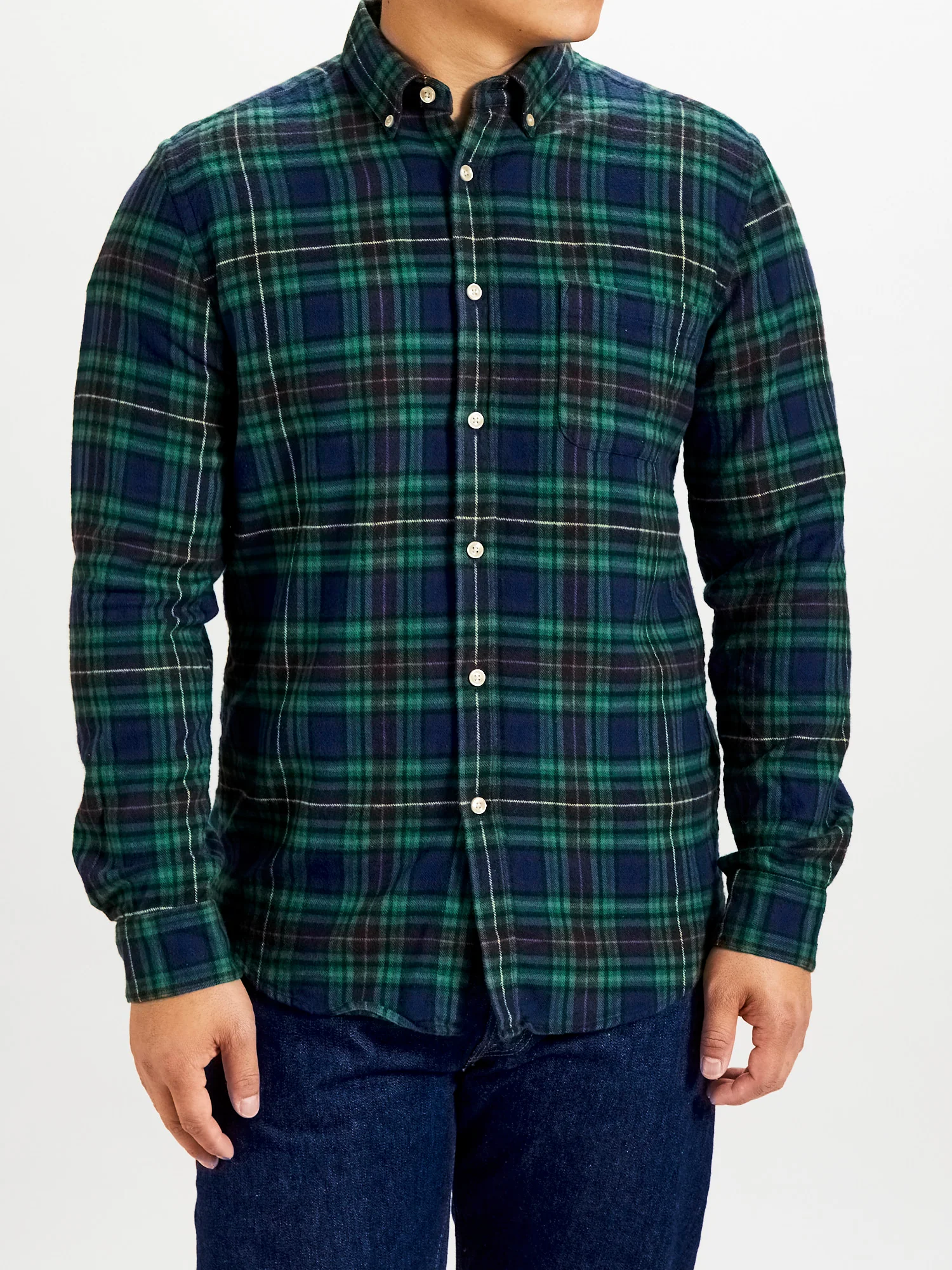 Orts Button-Up Shirt in Dark Navy - Image 2