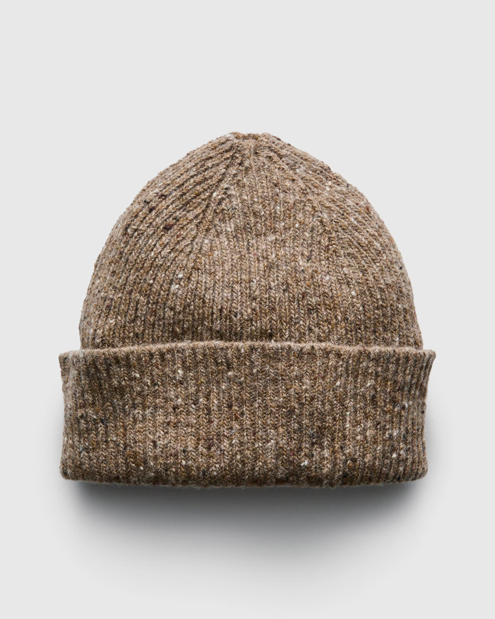 "Out of the Blue" Wool Beanie in Brownie - Image 3