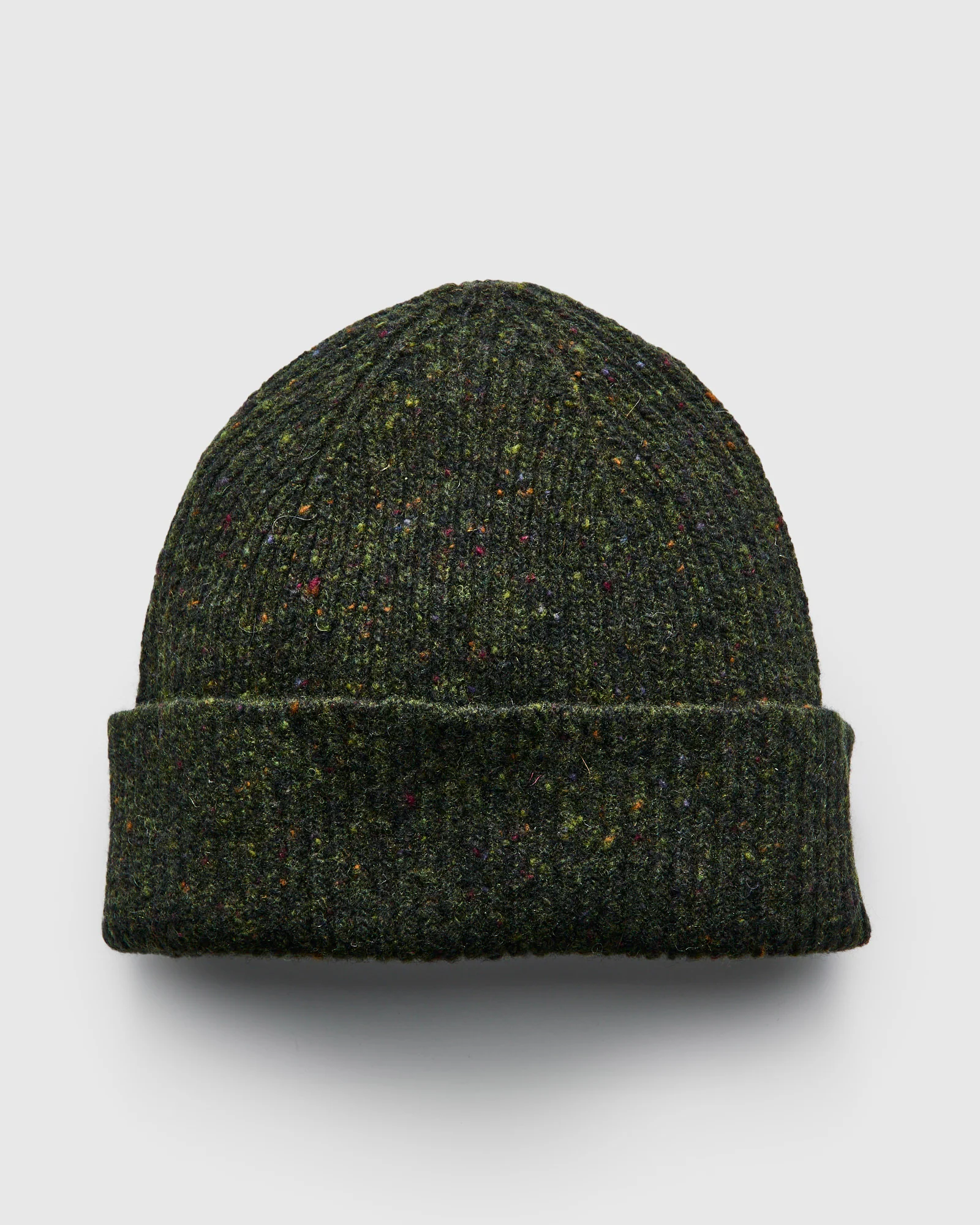 "Out of the Blue" Wool Beanie in Moss - Image 3