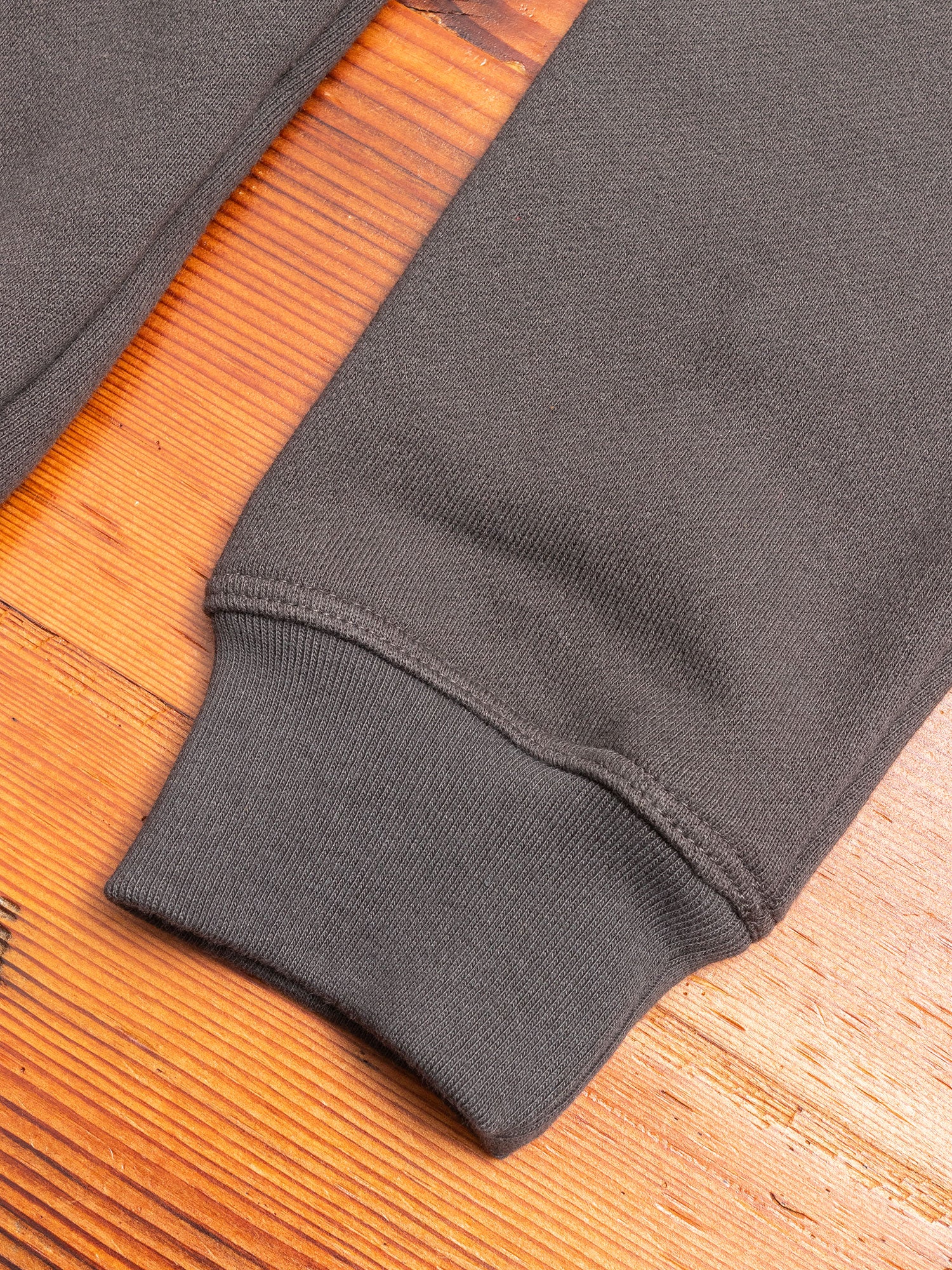 Oversized Crewneck Pullover in Charcoal - Image 3