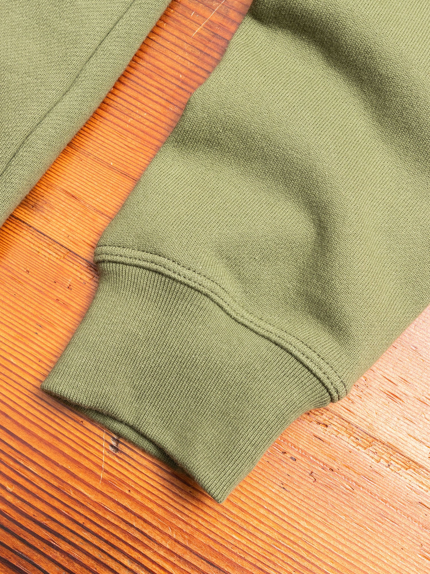 Oversized Crewneck Pullover in Moss - Image 4
