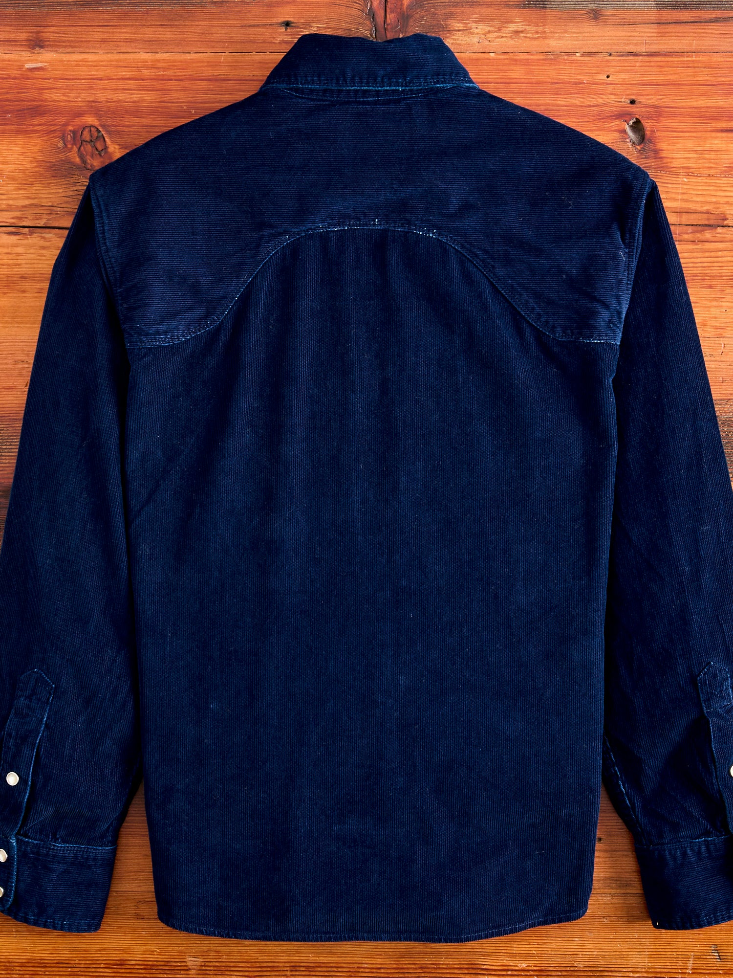 Packard Western Shirt in Indigo Corduroy - Image 3