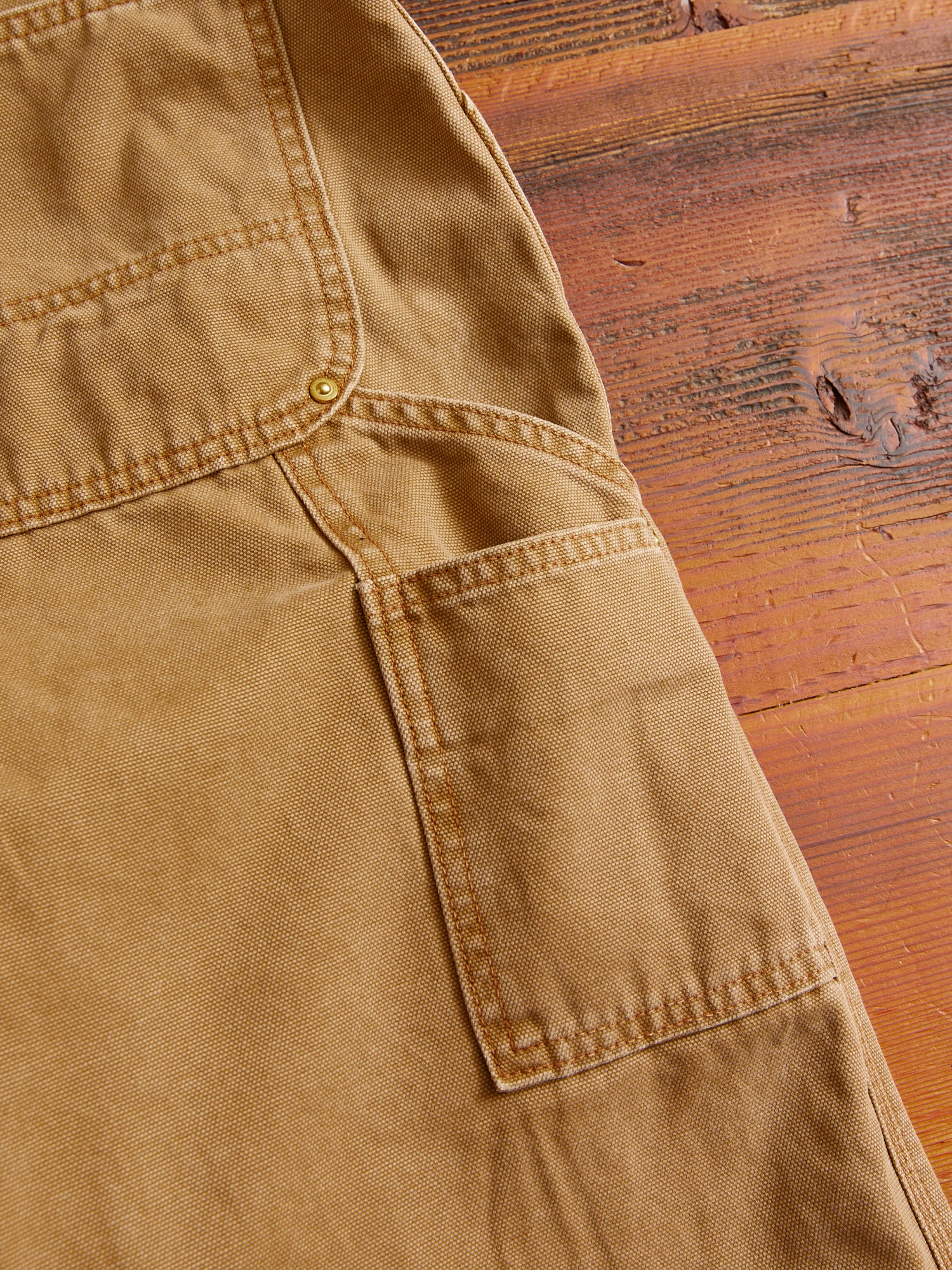 Duck Canvas Painter Pants in Brown - Image 11