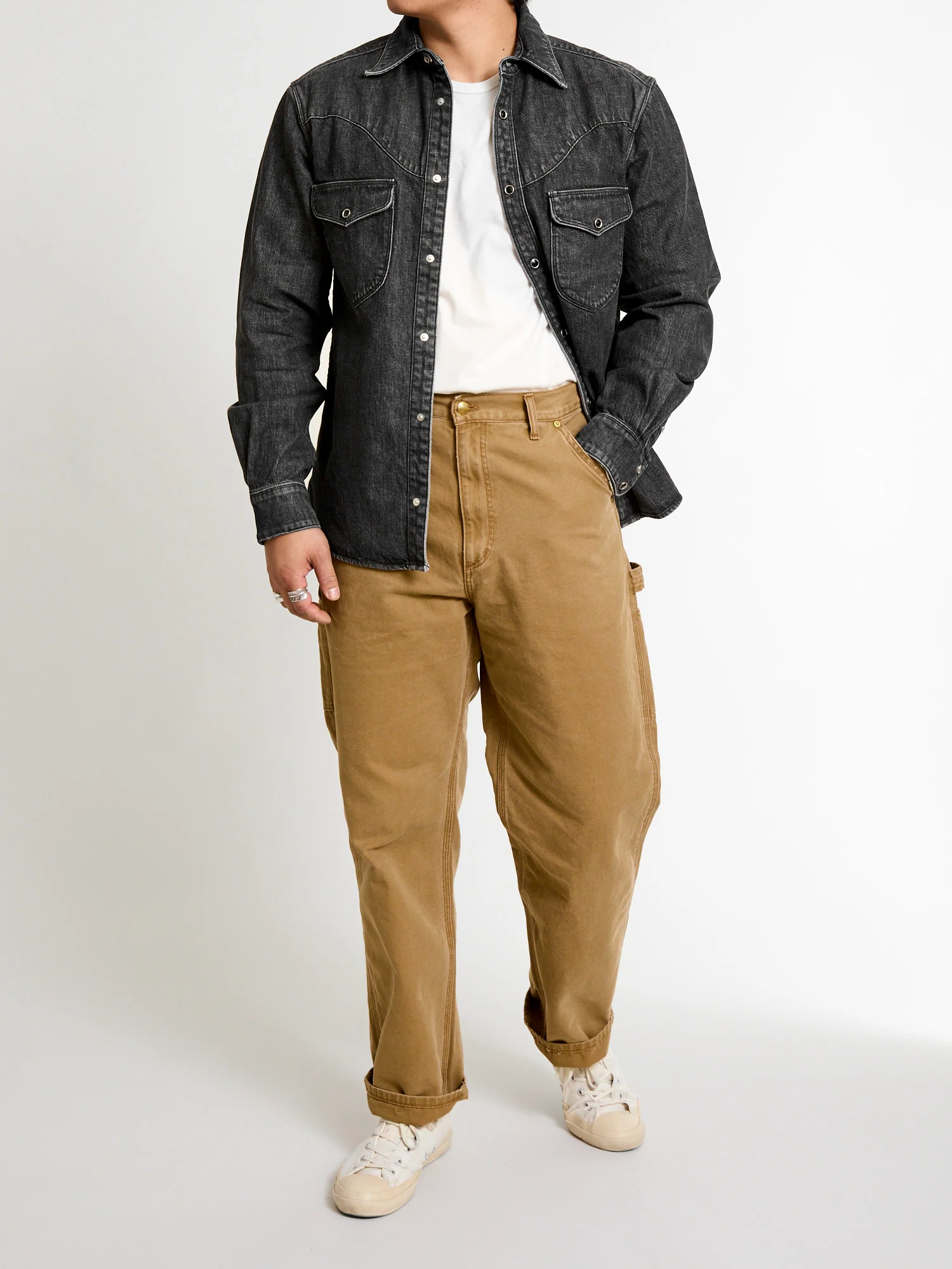 Duck Canvas Painter Pants in Brown - Image 13