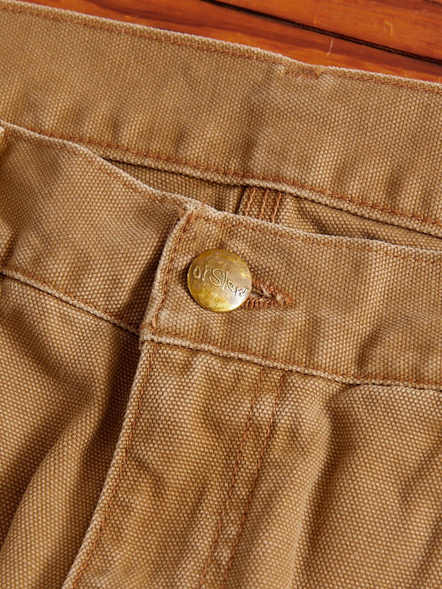 Duck Canvas Painter Pants in Brown - Image 5