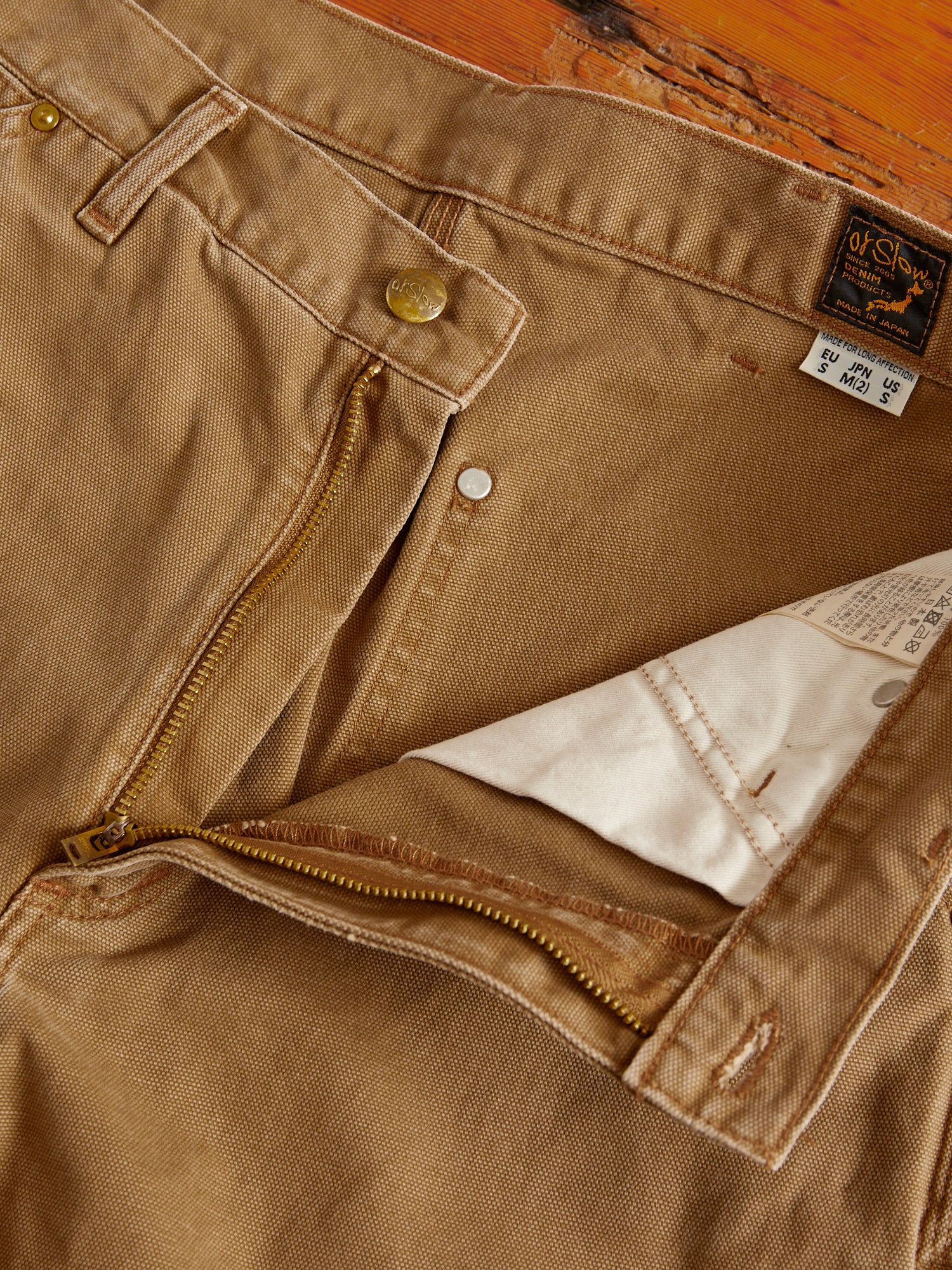 Duck Canvas Painter Pants in Brown - Image 6