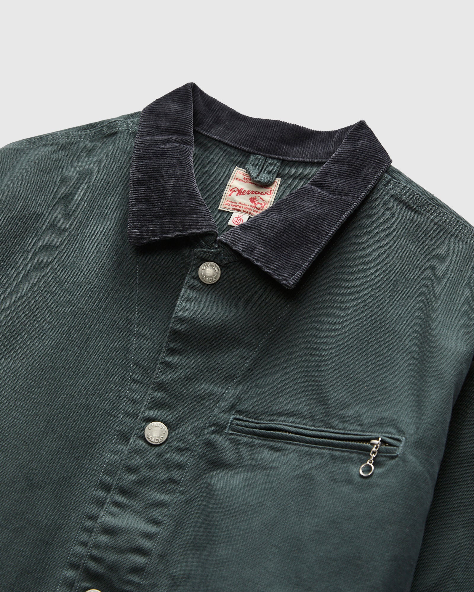 Painter Work Jacket in Green - Image 3