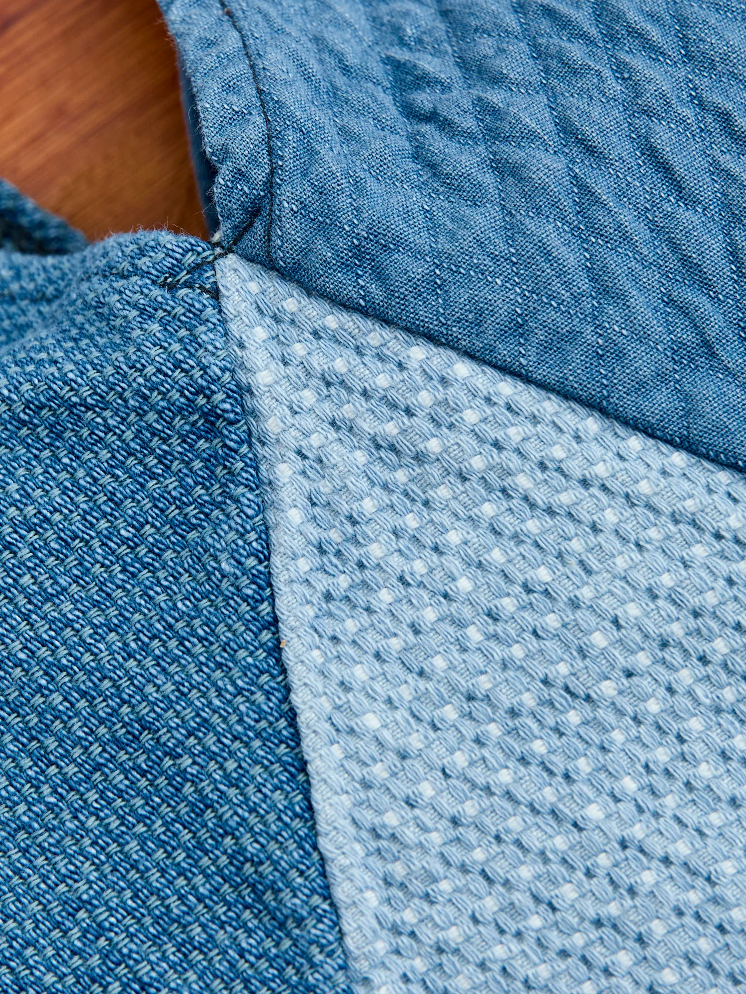 Patchwork Azuma Bag in 2-Year Wash - Image 3