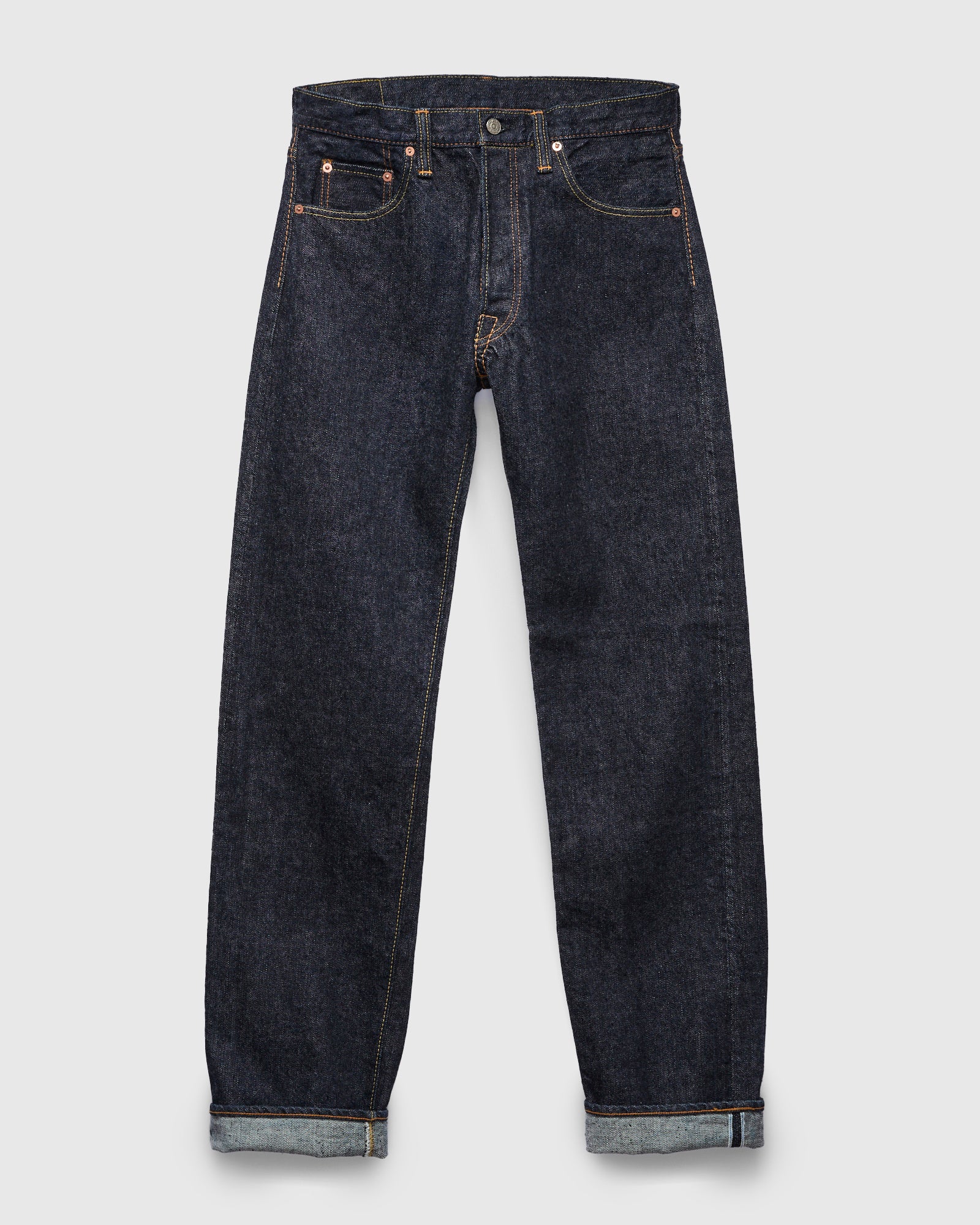 PBE-003 17oz Beige Core Pop-up Selvedge Denim - Regular Straight Fit - Image 2