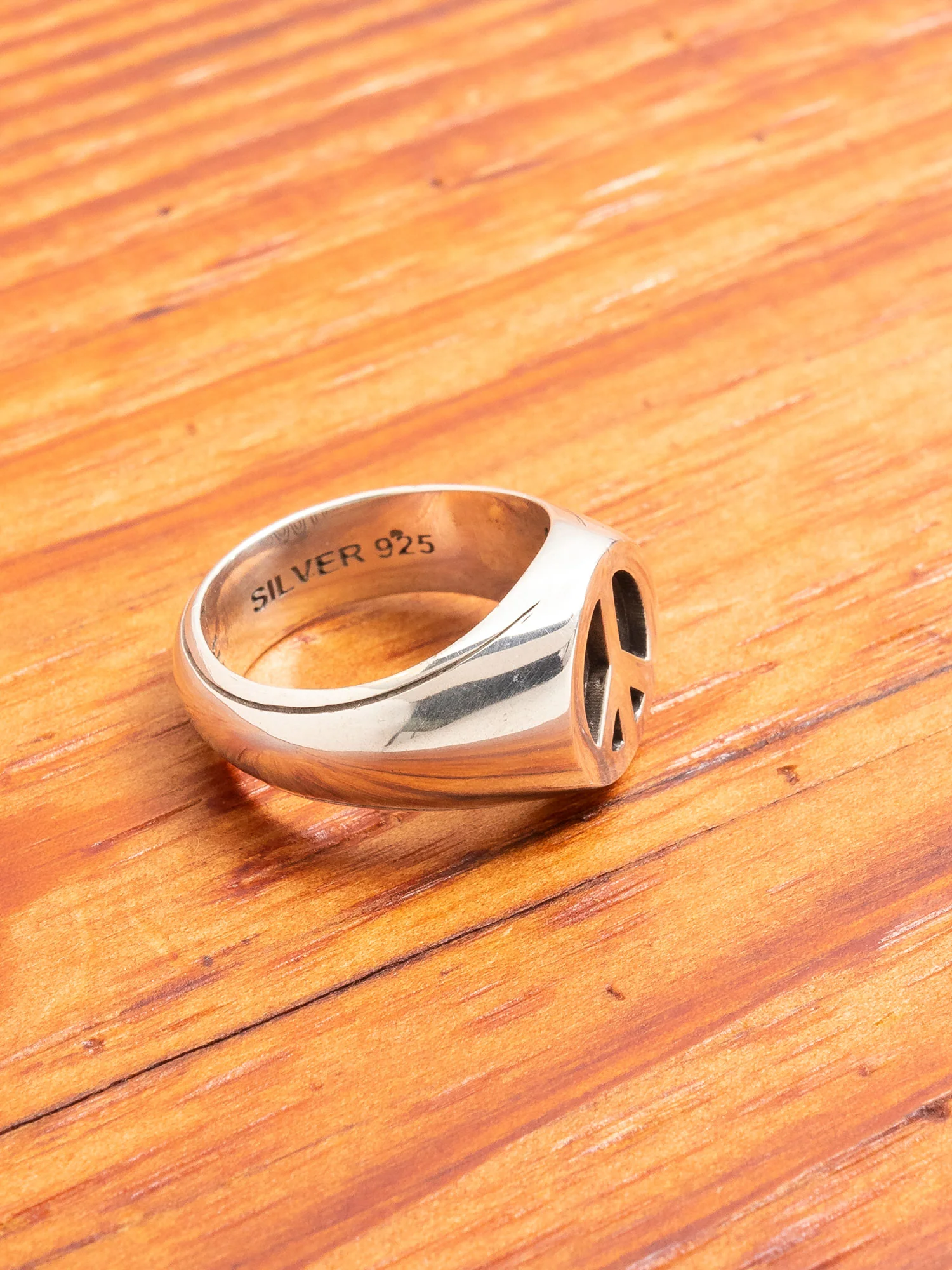 Peace Ring in Silver - Image 3