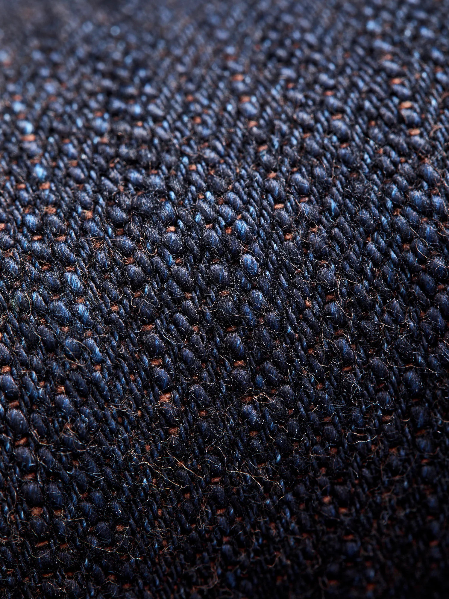 PER-EX-003-ID "Persimmon Extra Slub" 15oz Rinsed Selvedge Denim - Regular Straight Fit - Image 13