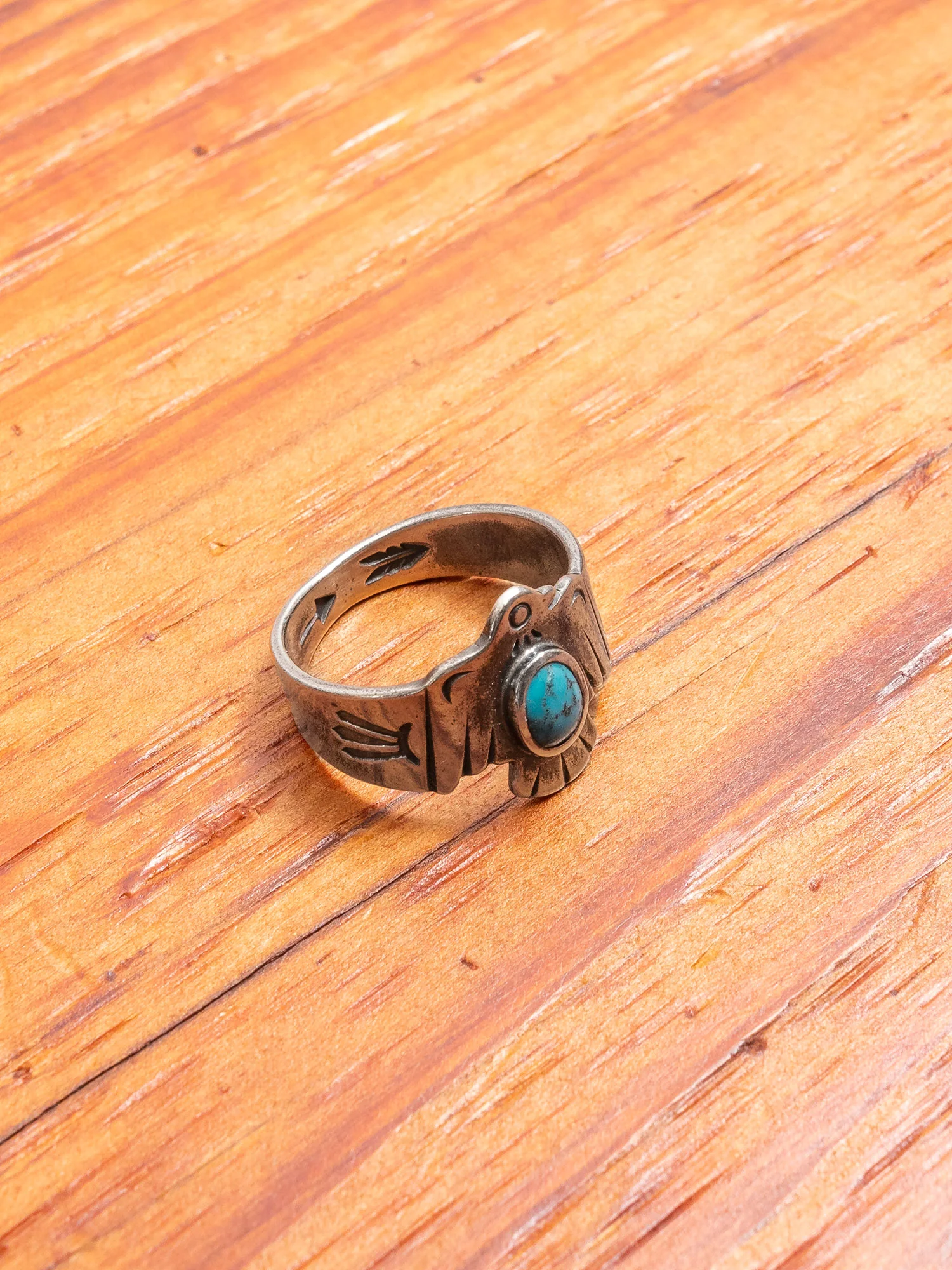 Pherrow's x Peace Turquoise Ring in Silver - Image 2
