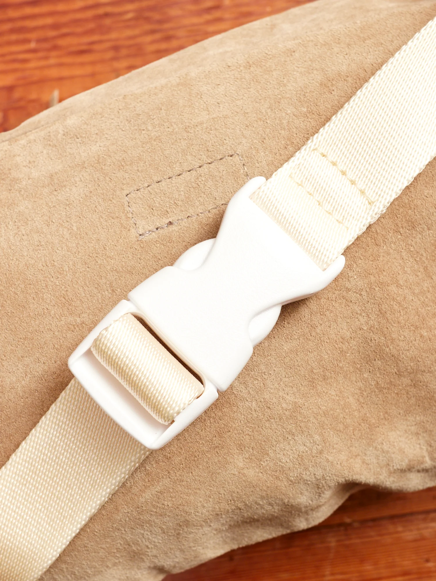 Pig Waist Pouch Bag in Beige - Image 4