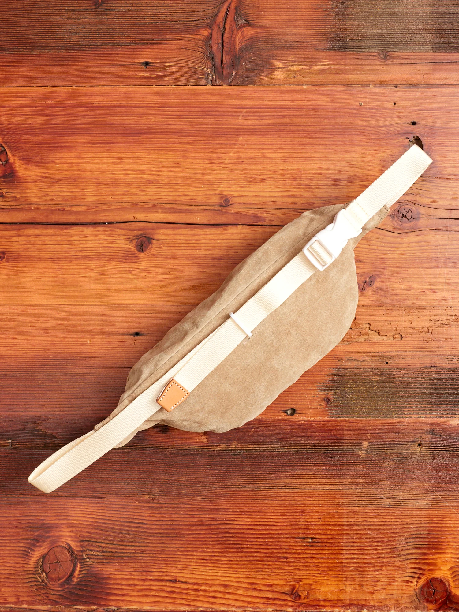 Pig Waist Pouch Bag in Beige - Image 5