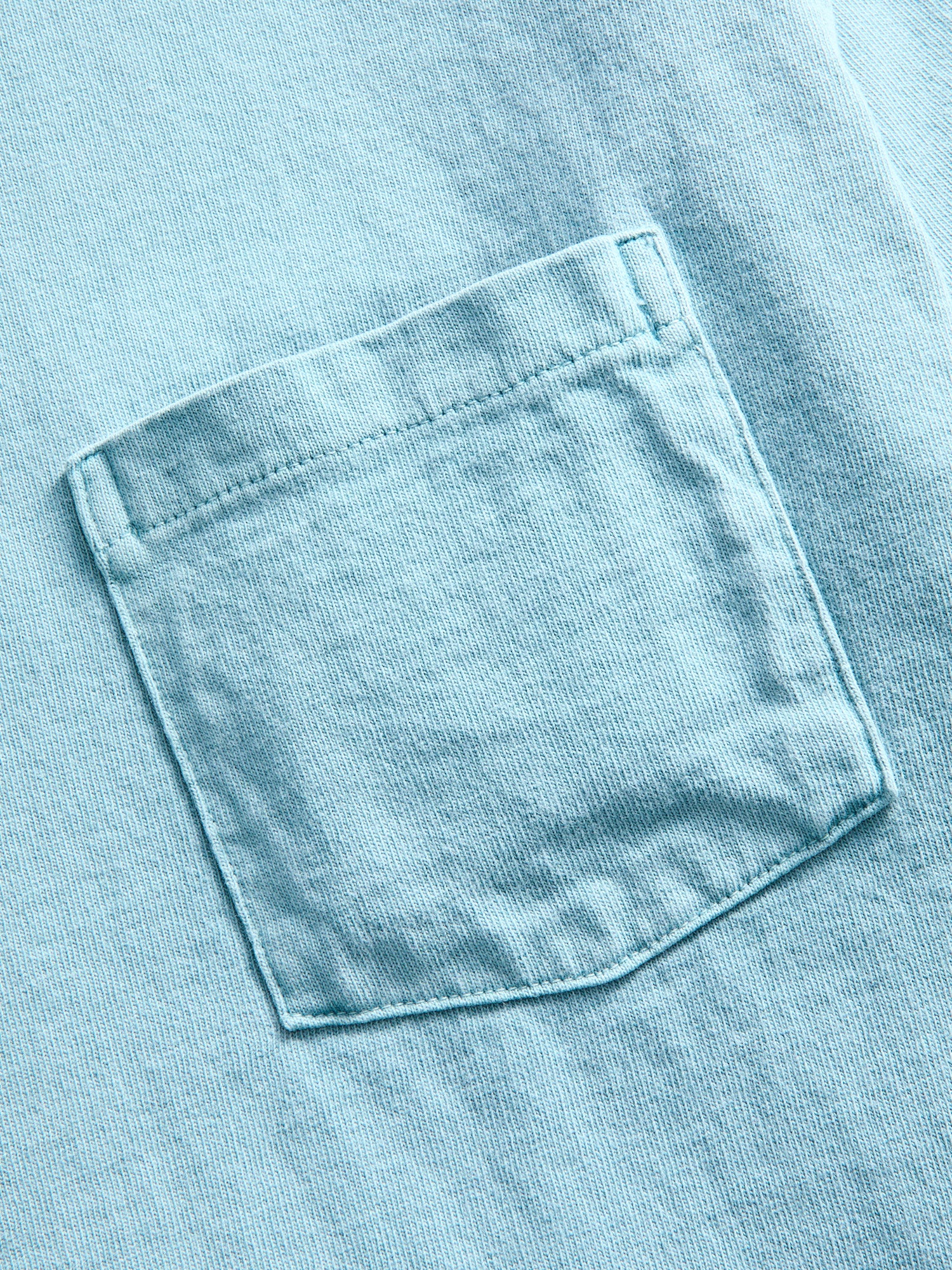 Pigment Dyed Pocket Tee in Stormy Sea - Image 5
