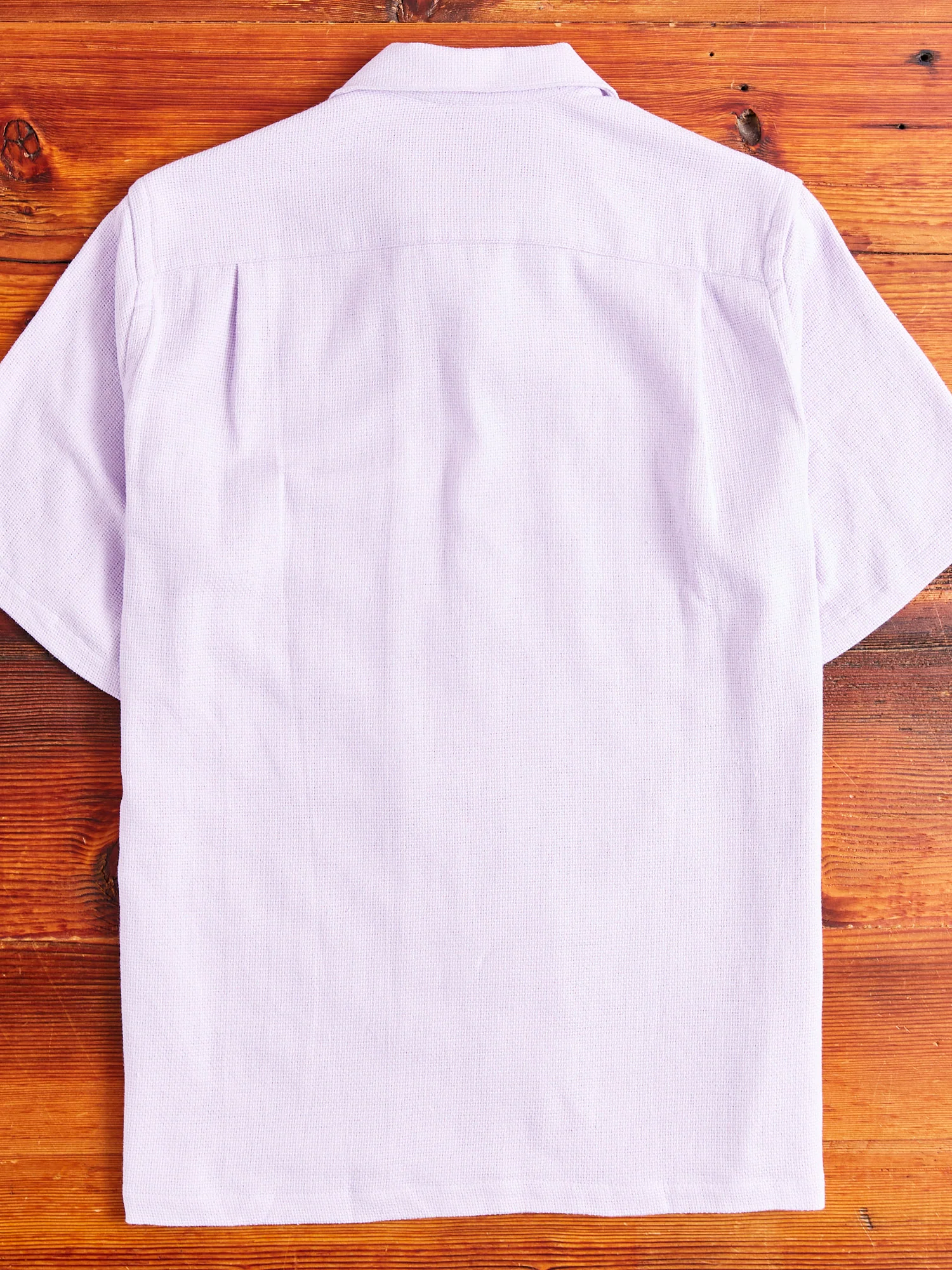 Pique Button-Up Shirt in Lavanda - Image 10