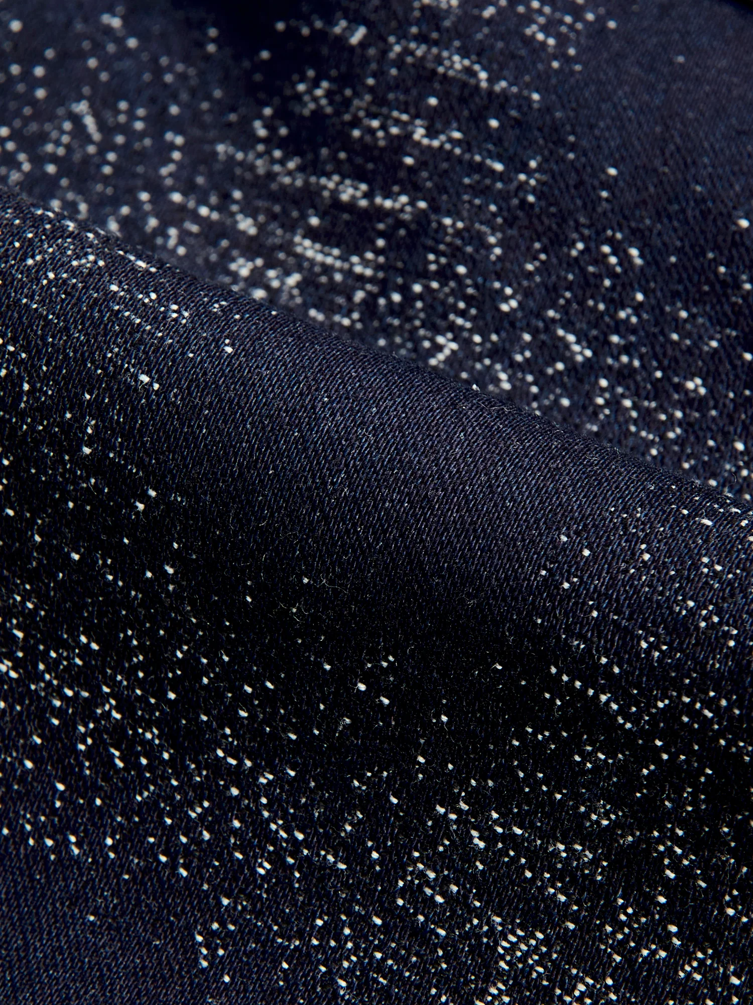 Plaid Jacquard Button-Down Shirt in Indigo - Image 9