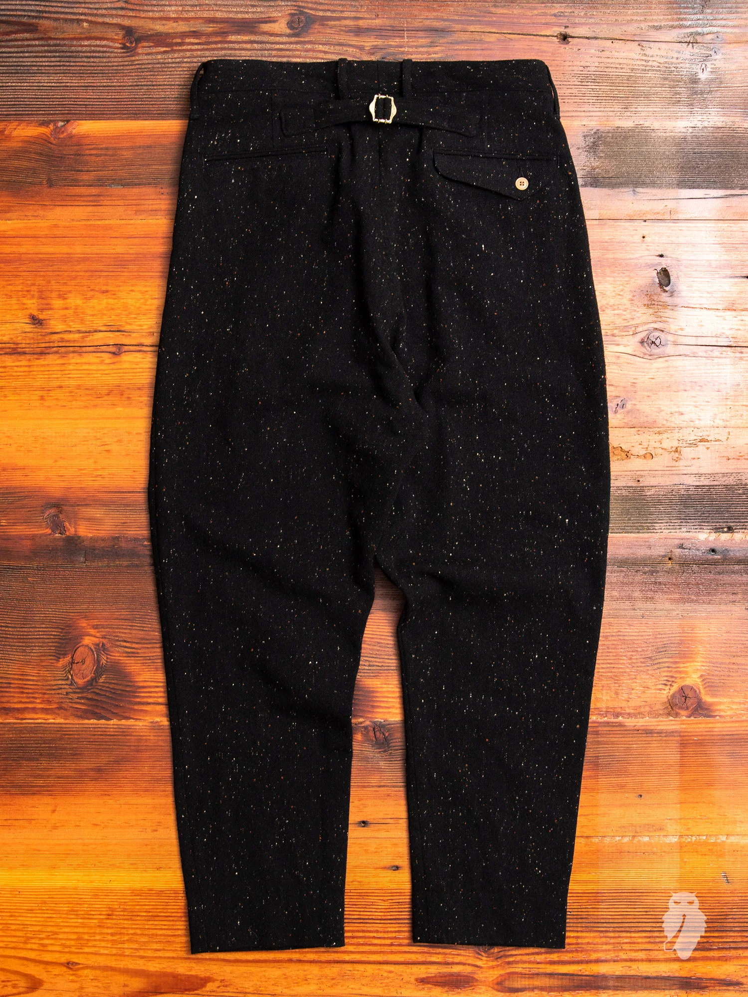 Planet Wool Trousers in Black - Image 8