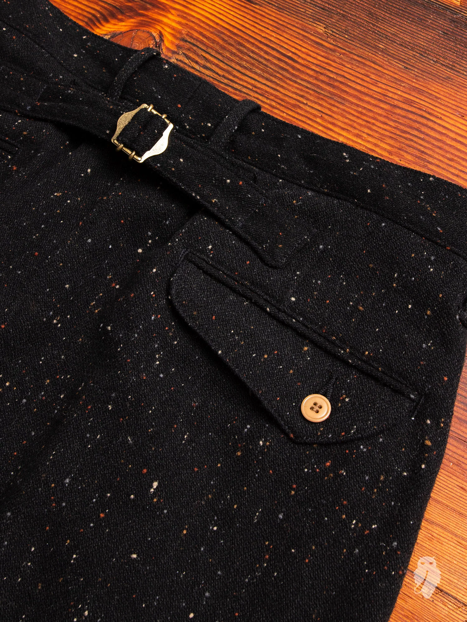Planet Wool Trousers in Black - Image 9
