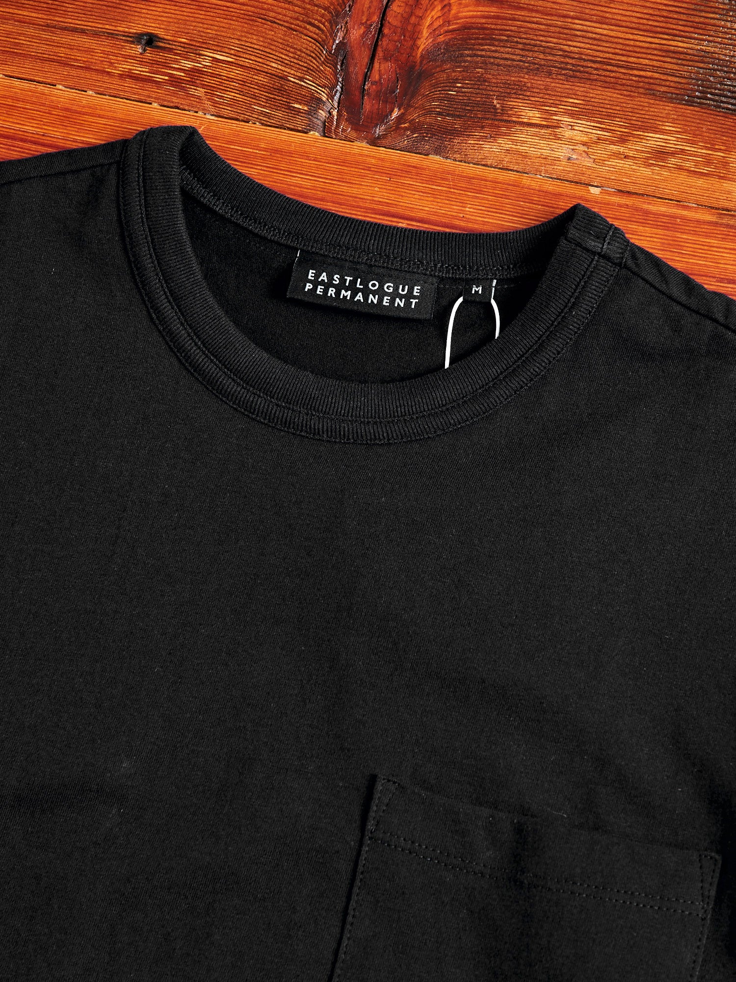 Pocket T-Shirt in Black - Image 3