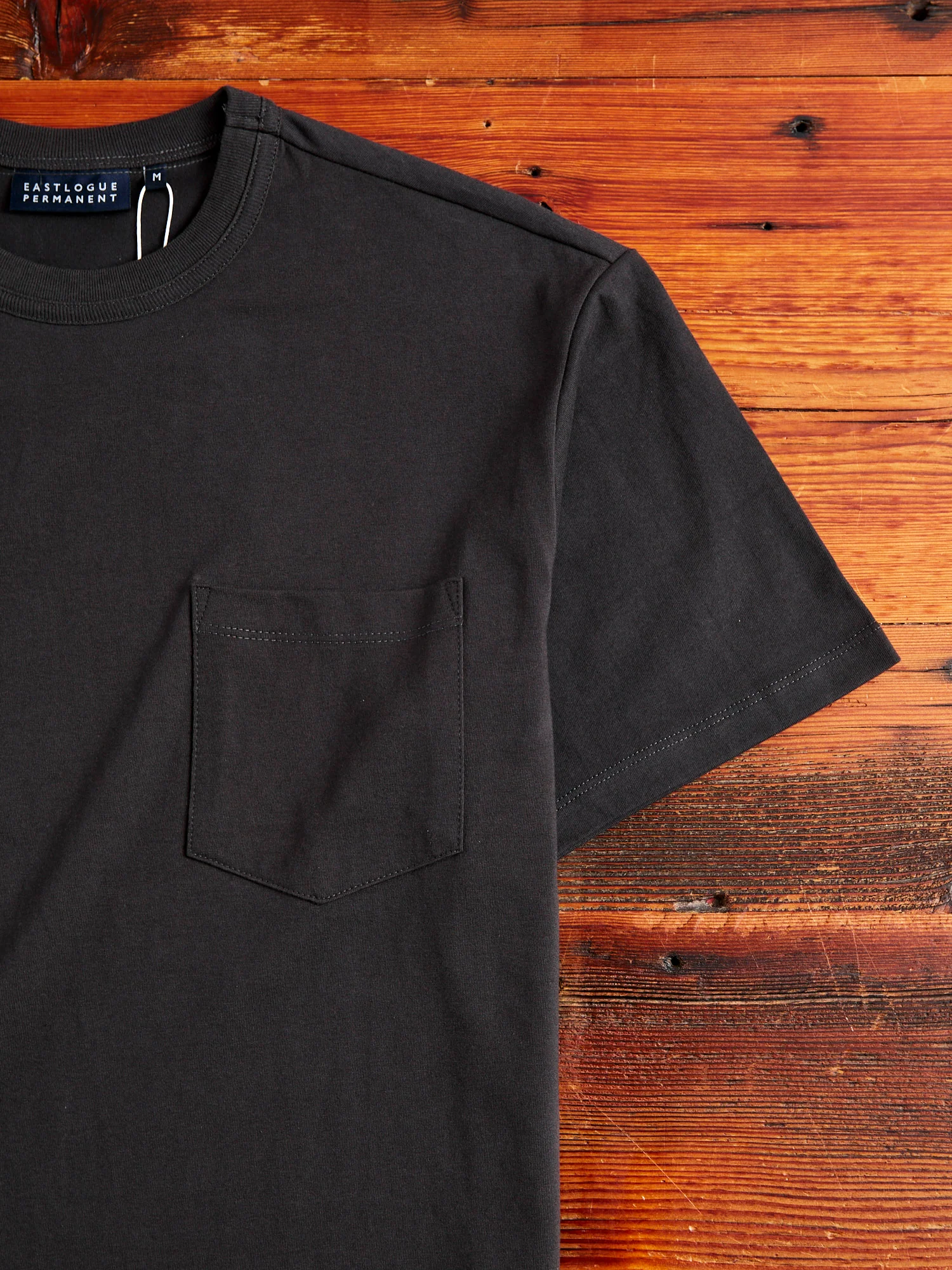 Pocket T-Shirt in Charcoal - Image 5