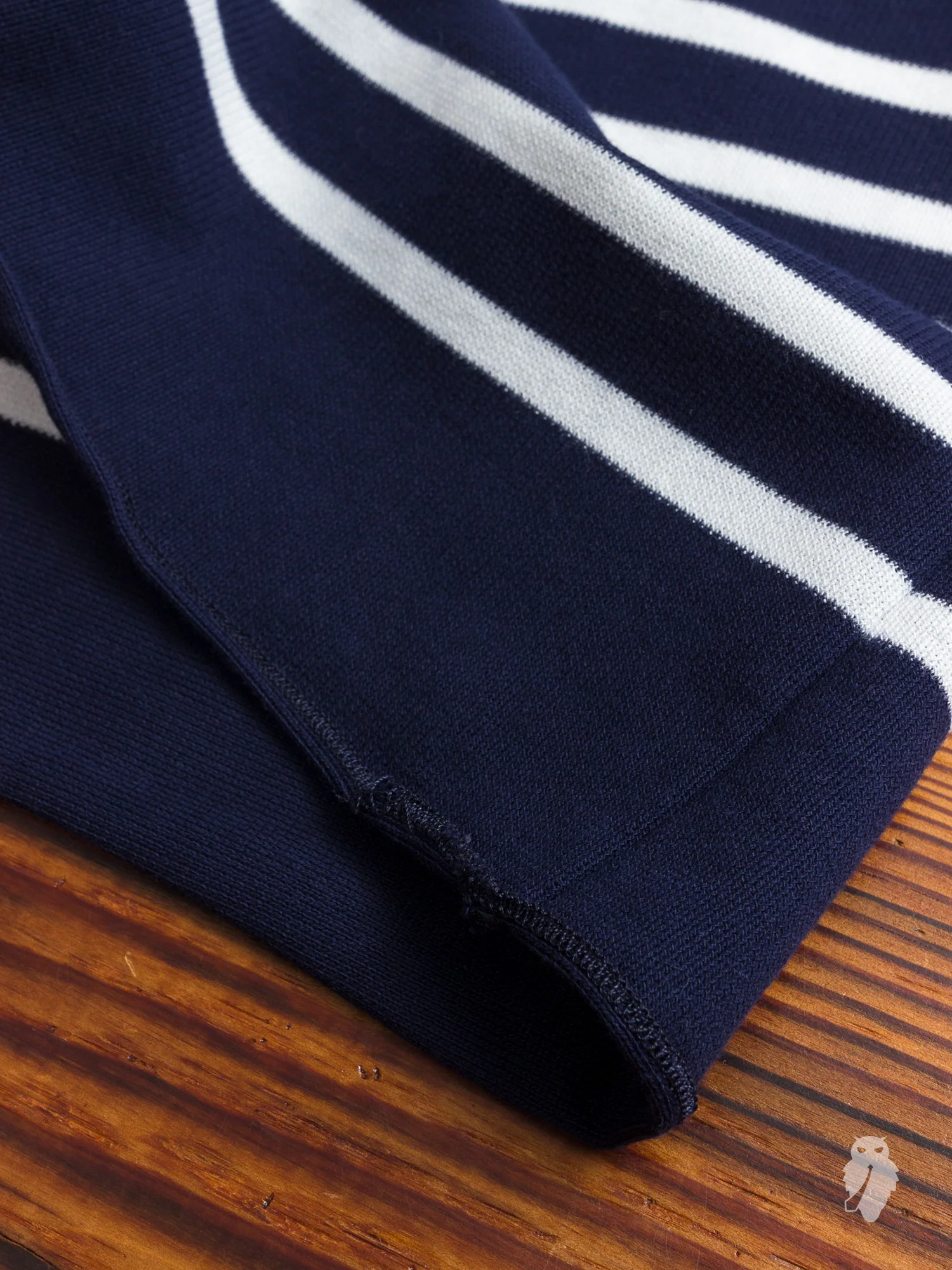 Rachel Loomed T-Shirt in Navy - Image 4
