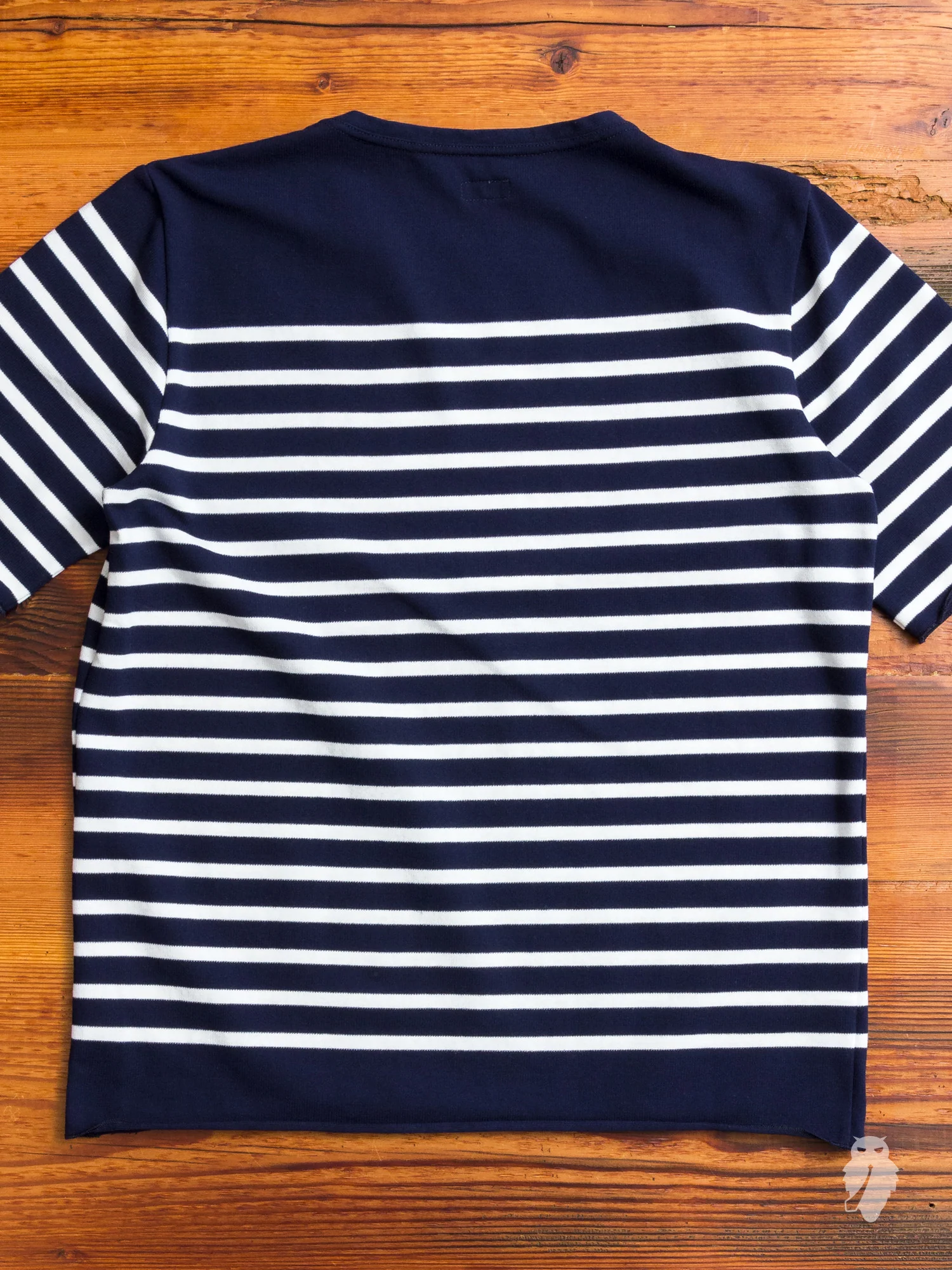 Rachel Loomed T-Shirt in Navy - Image 5
