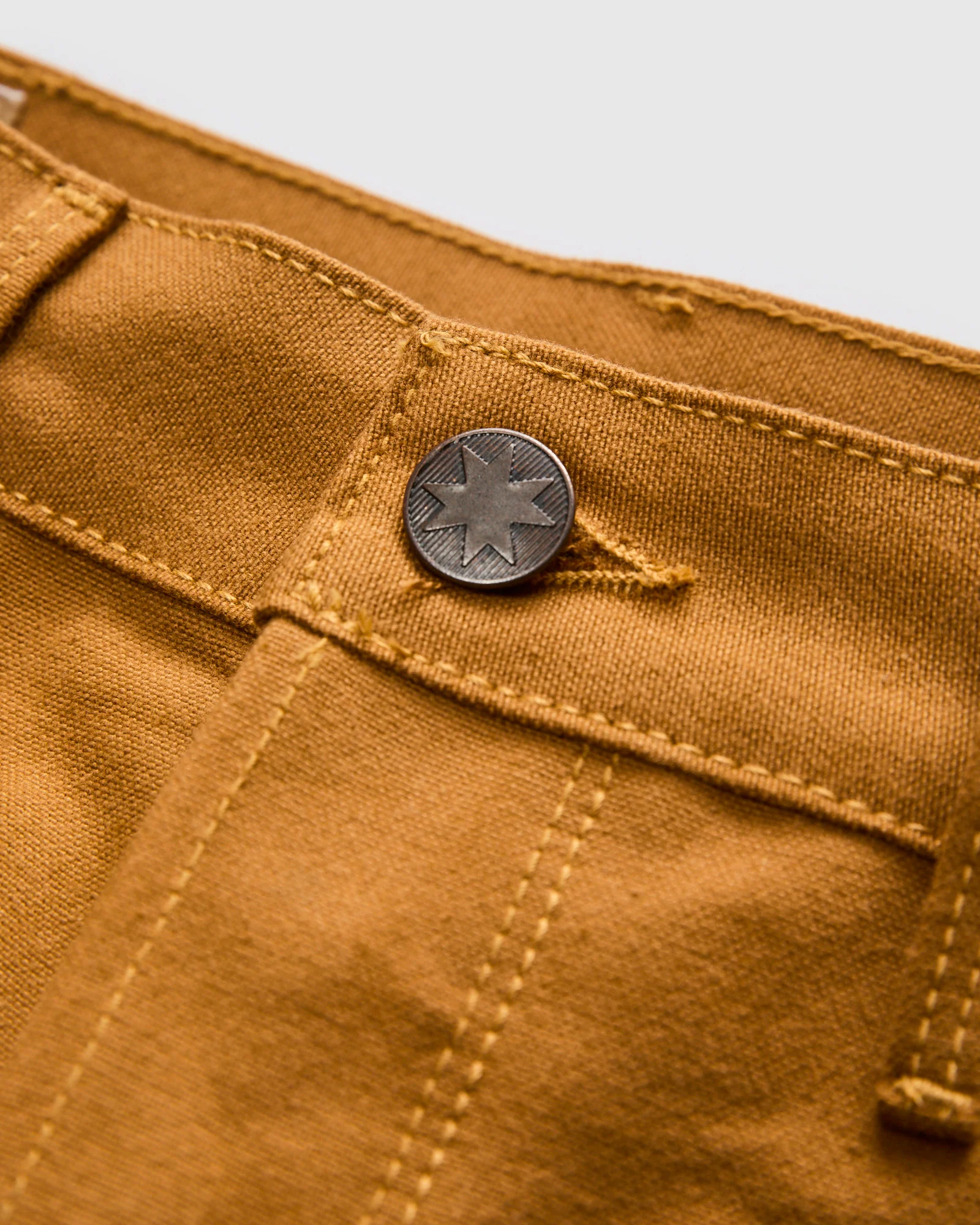 "Portola" 15oz Camel Selvedge Duck Pant - Tapered - Image 5