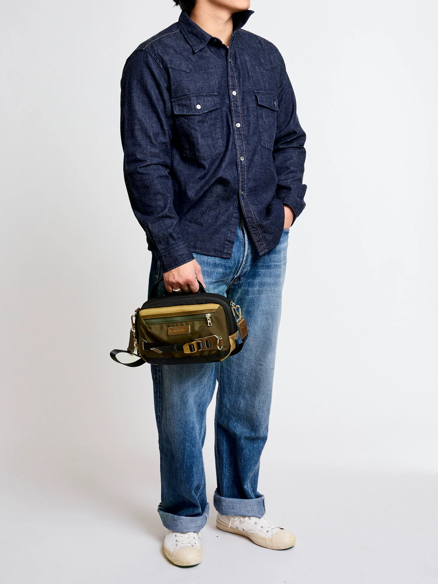 Potential V3 Shoulder Bag in Olive - Image 14