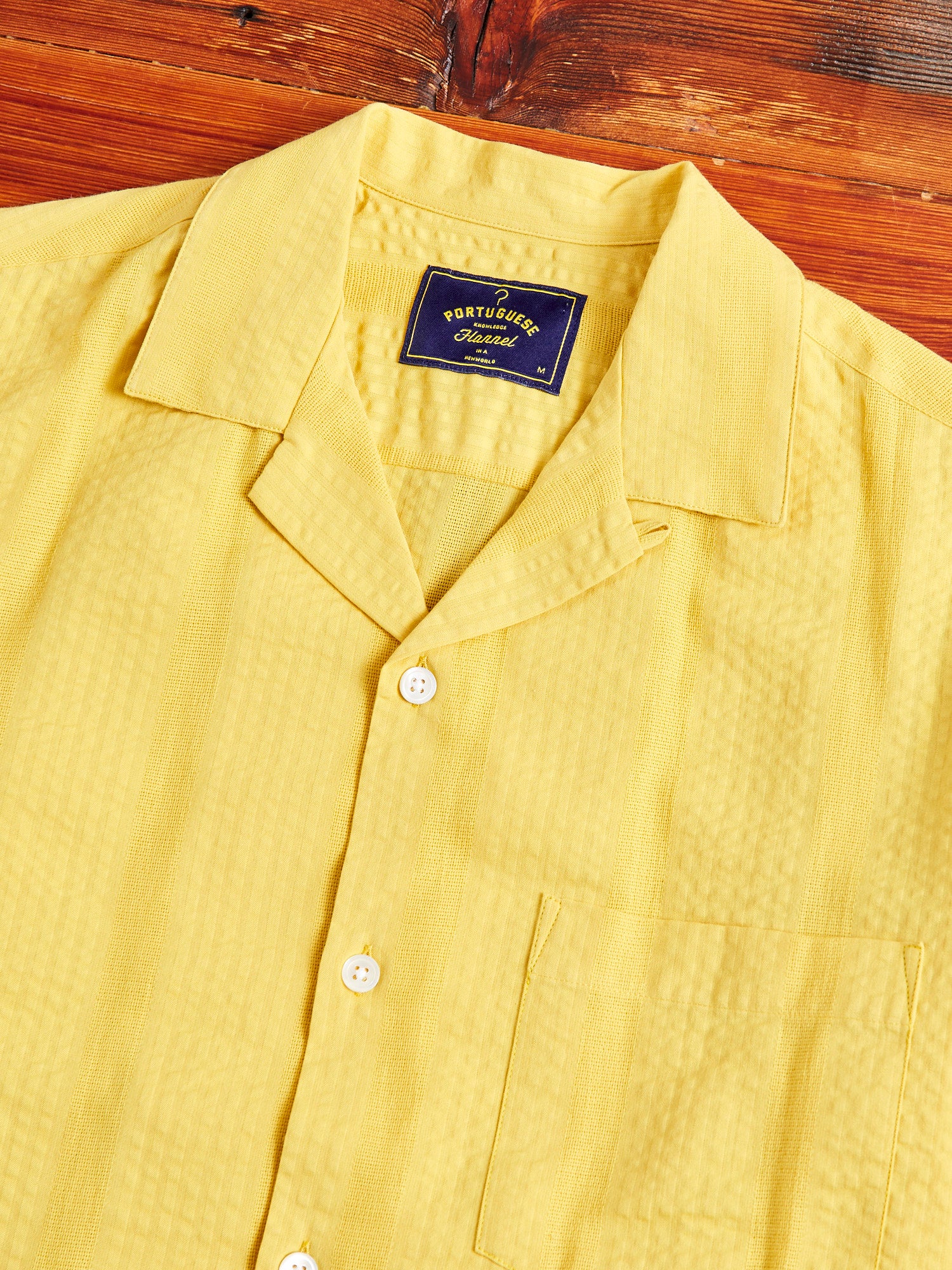 Praia Button-Up Shirt in Sunflower - Image 3