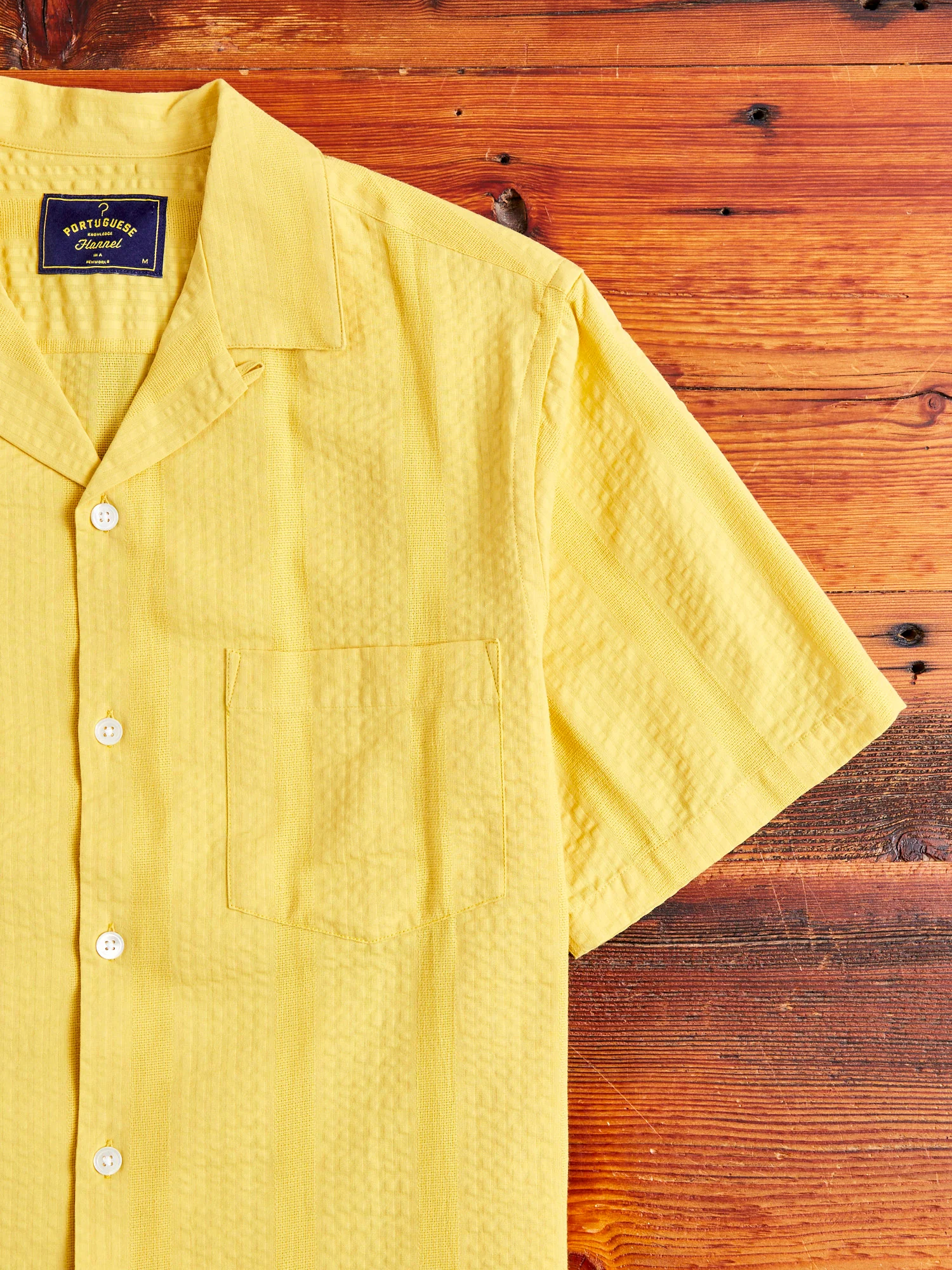 Praia Button-Up Shirt in Sunflower - Image 4