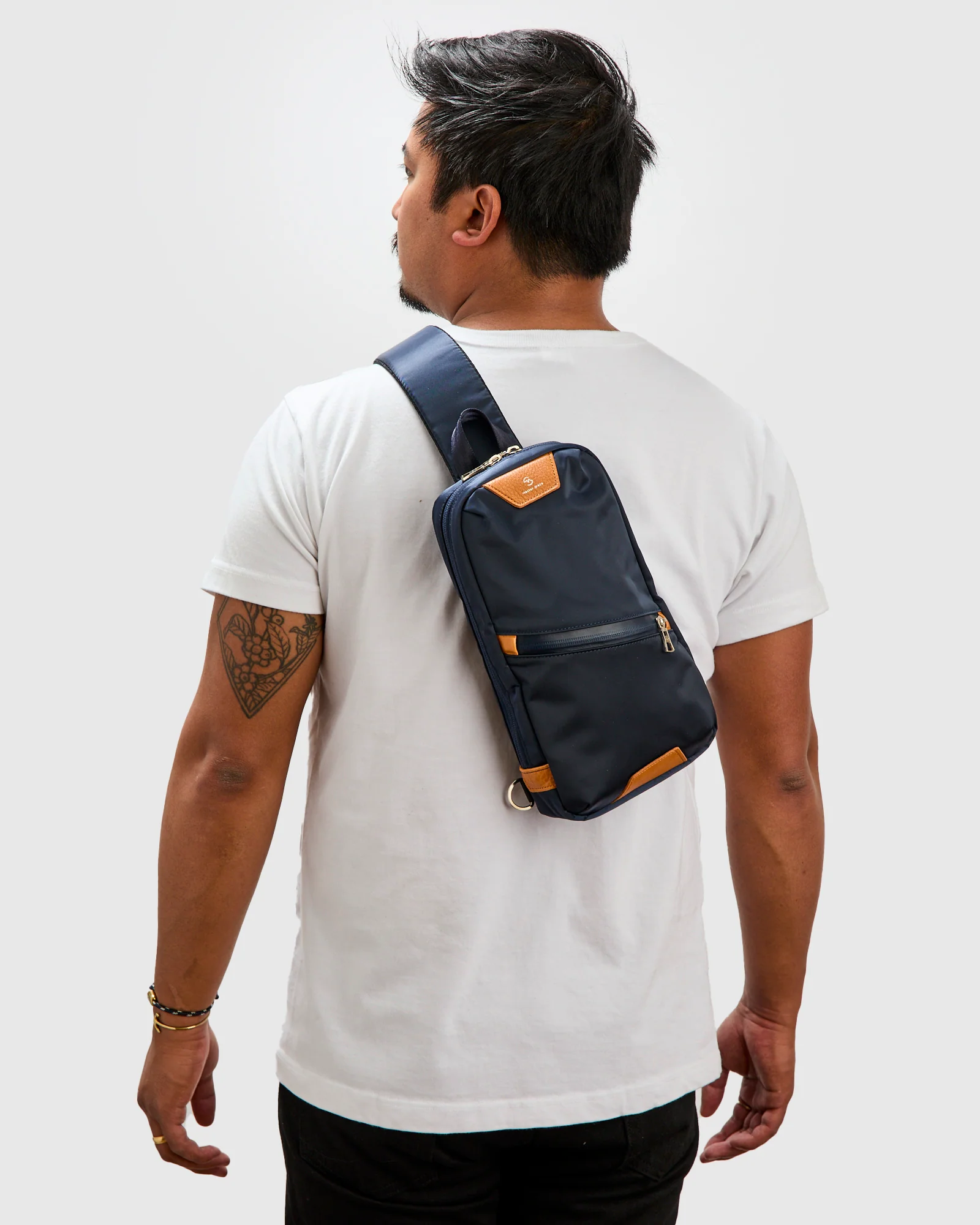Progress Sling Bag in Navy - Image 2