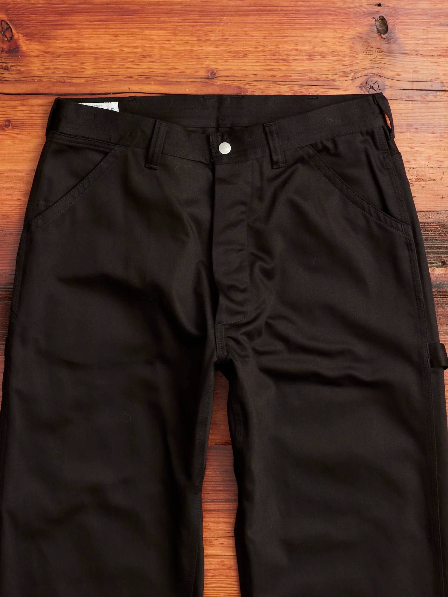 Pruner Pants in Black Military Satin - Image 3