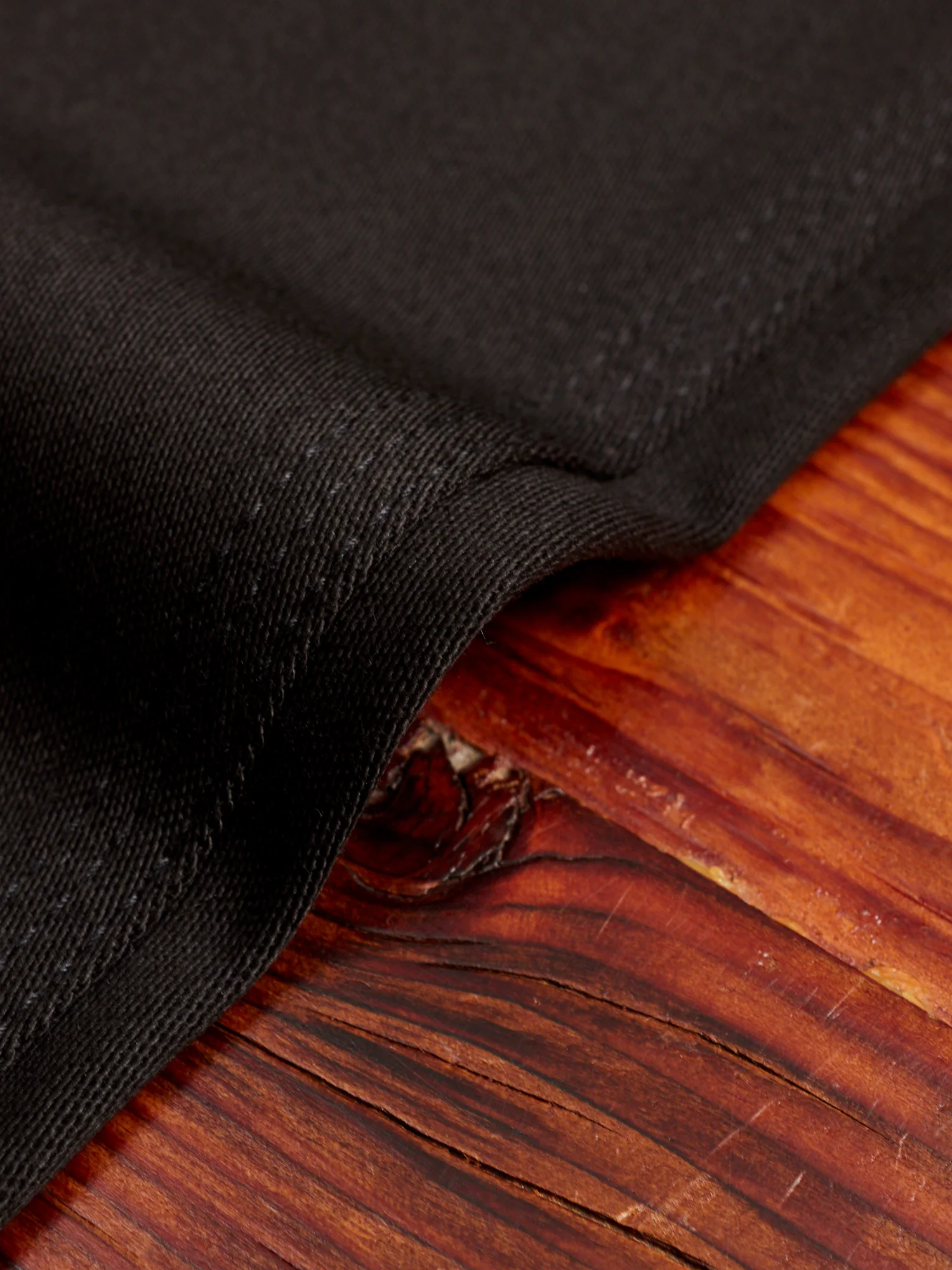Pruner Pants in Black Military Satin - Image 7
